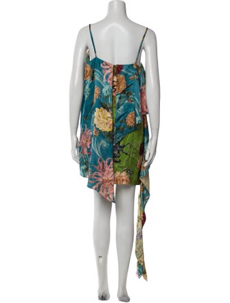 ALÉMAIS Floral Print Mini Dress