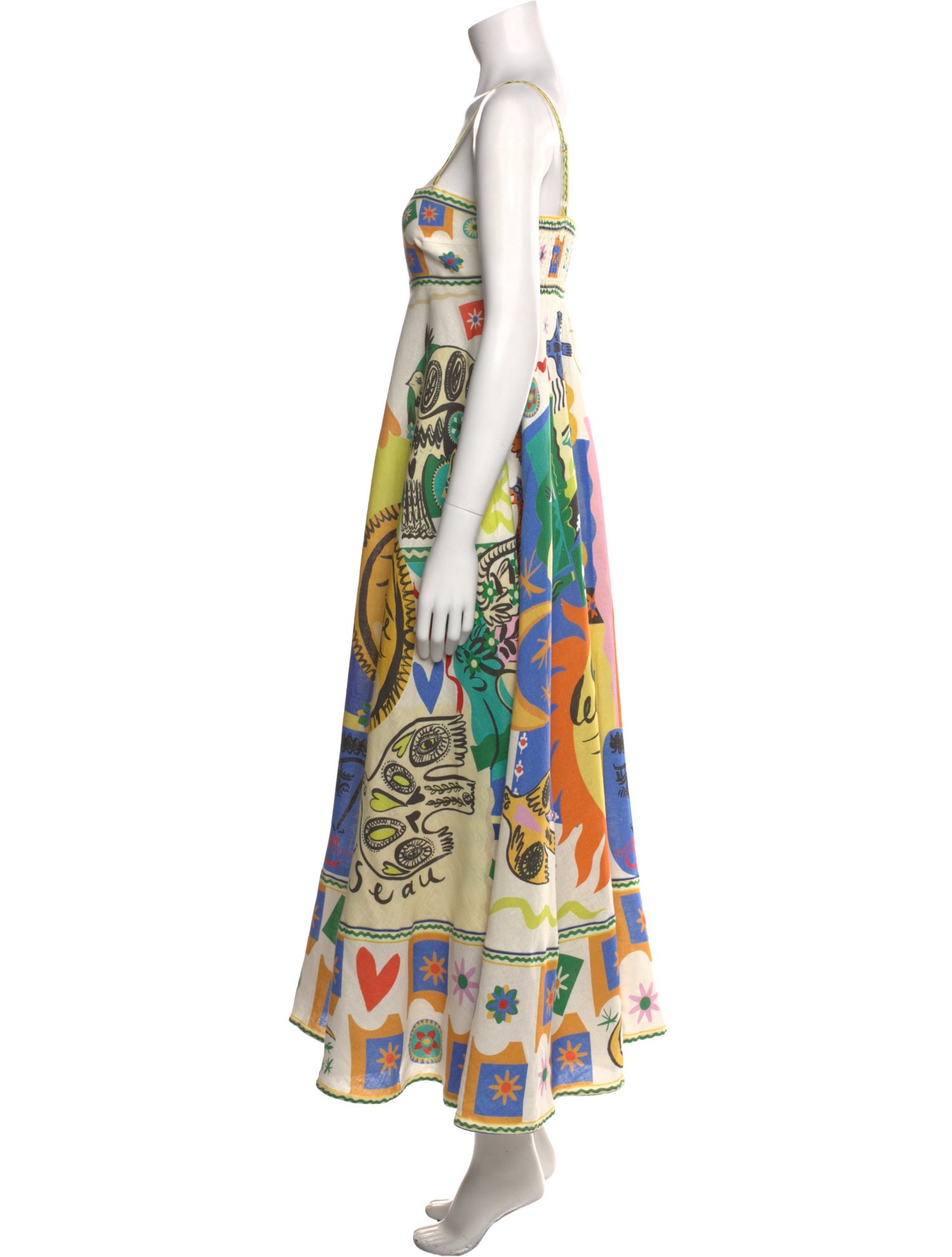 ALÉMAIS Linen Long Dress