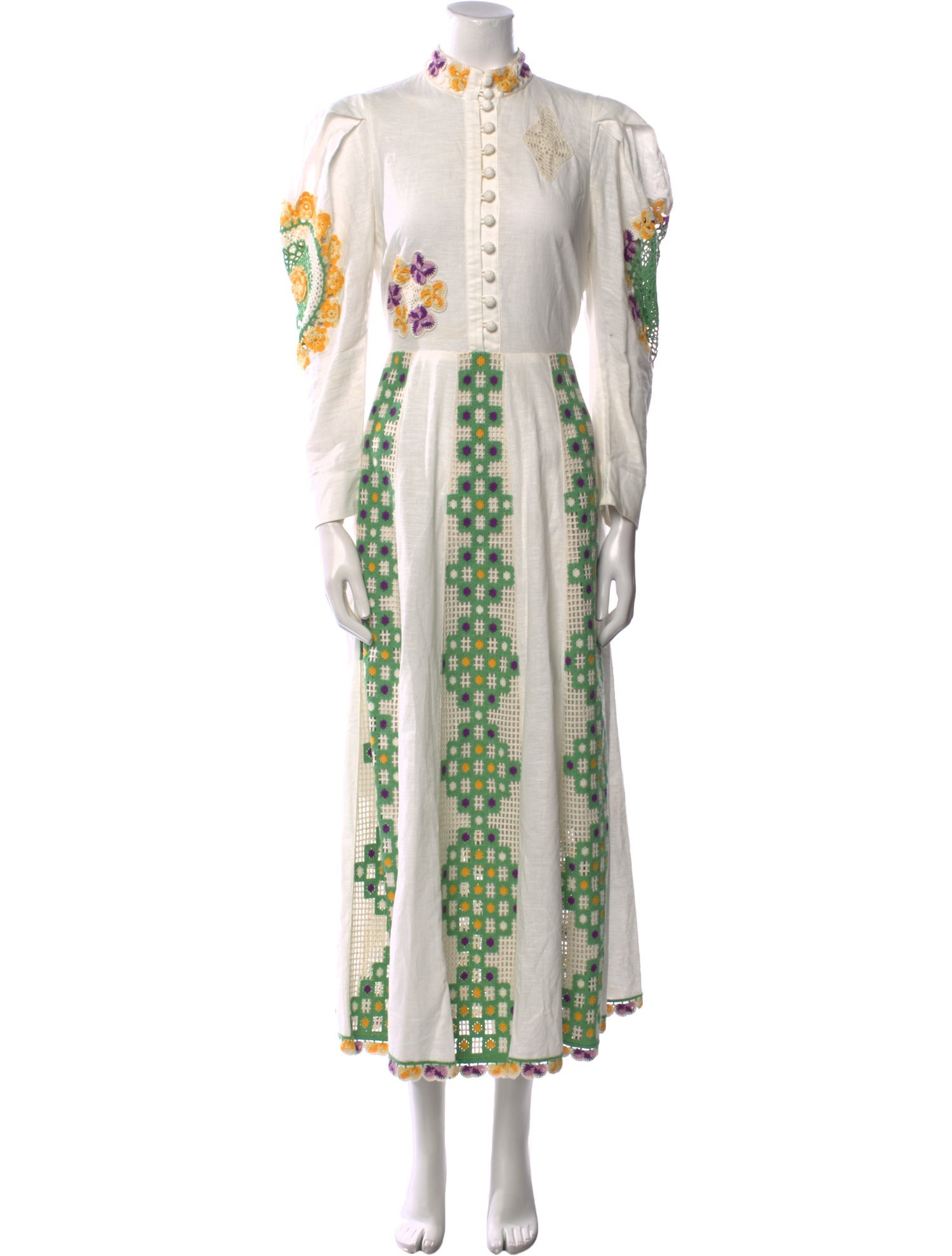 ALÉMAIS Printed Long Dress