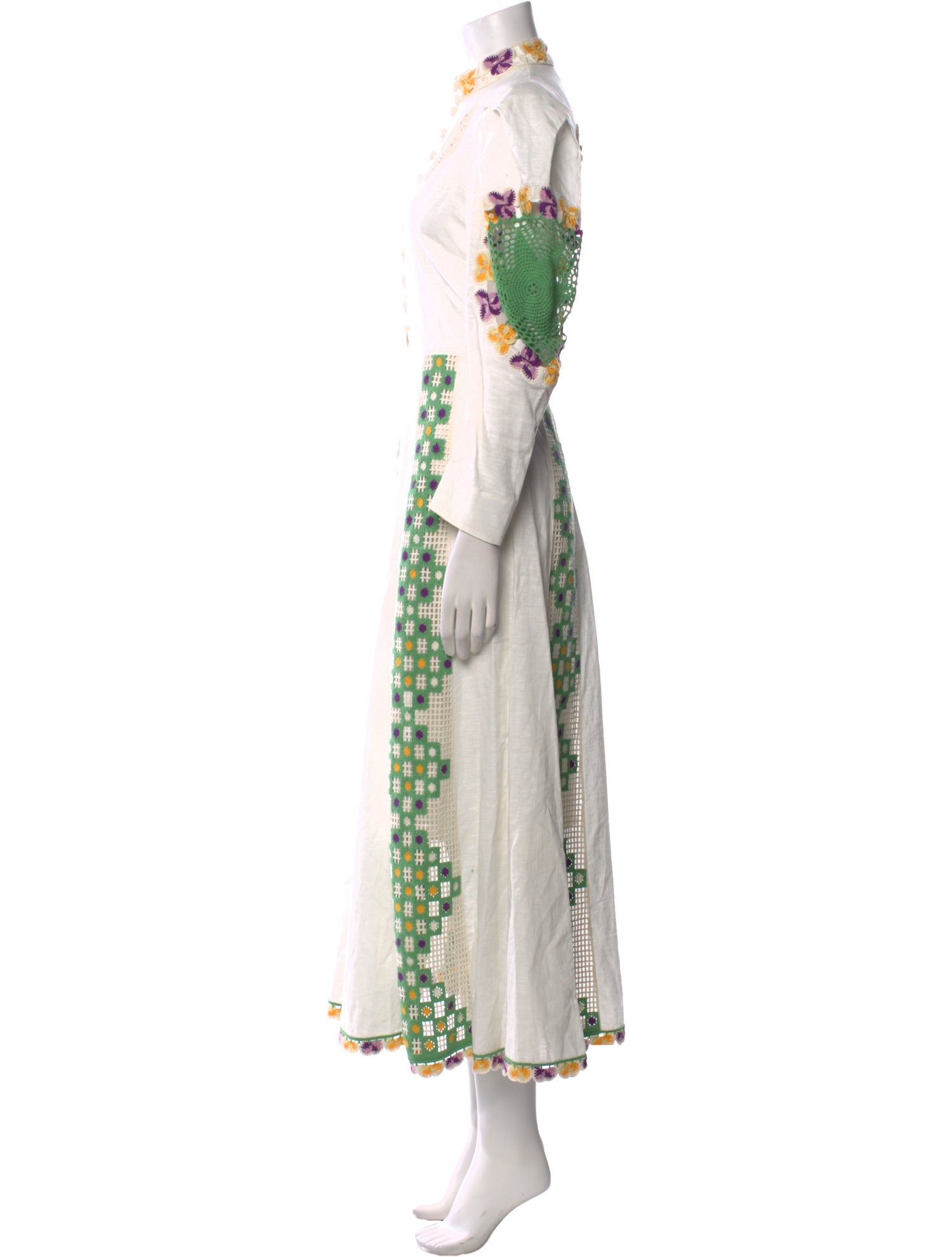 ALÉMAIS Printed Long Dress