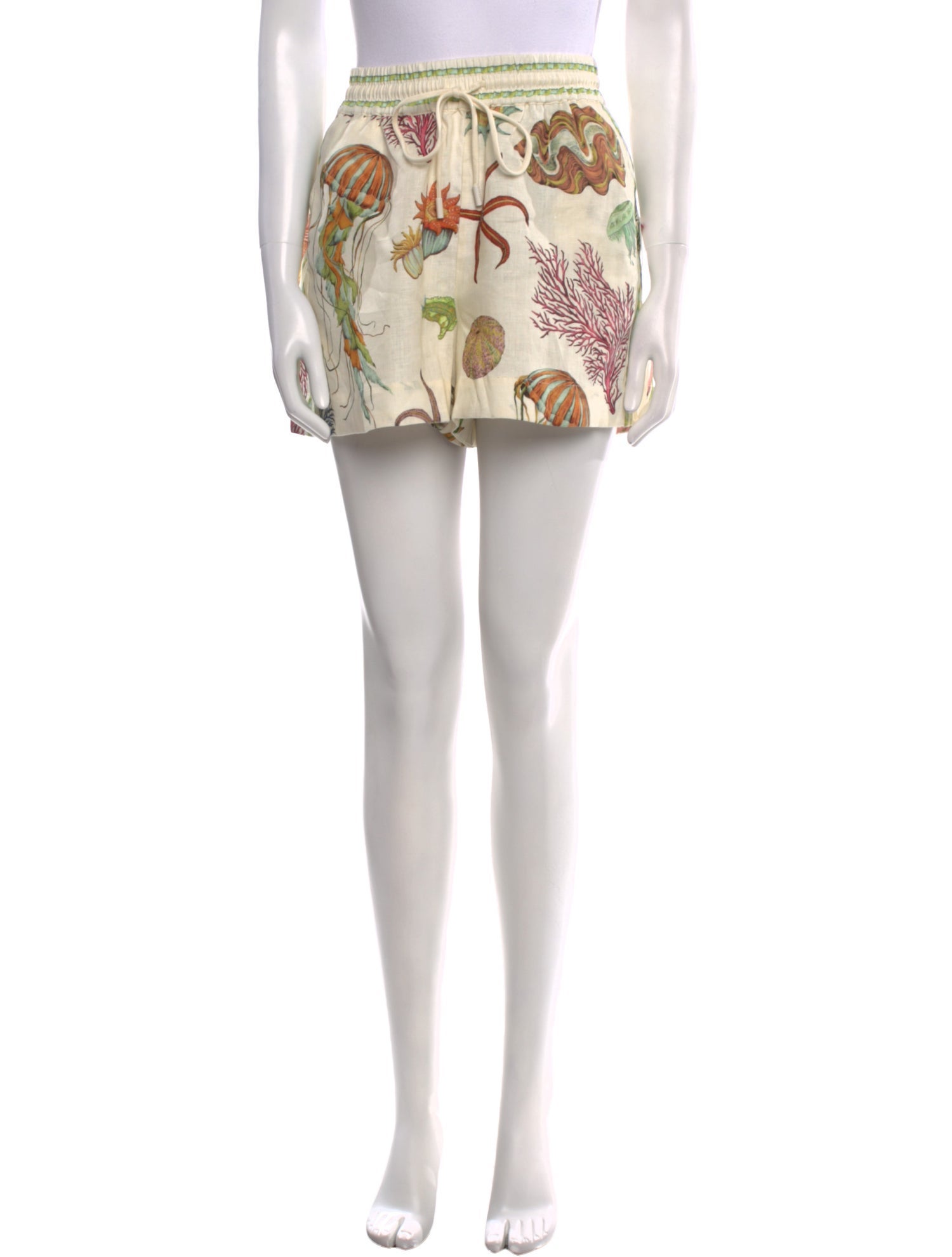 ALÉMAIS Linen Mini Shorts