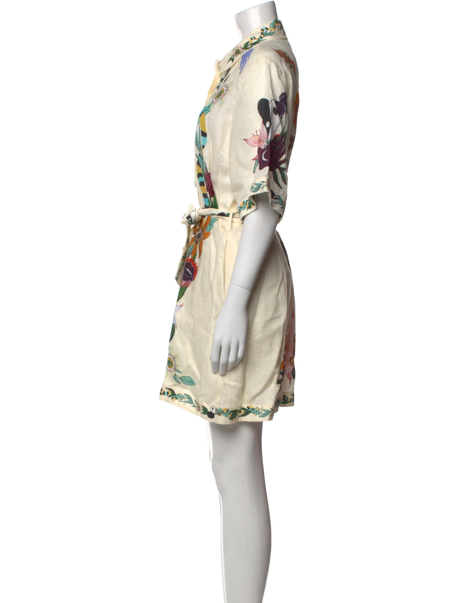 ALÉMAIS Linen Mini Dress