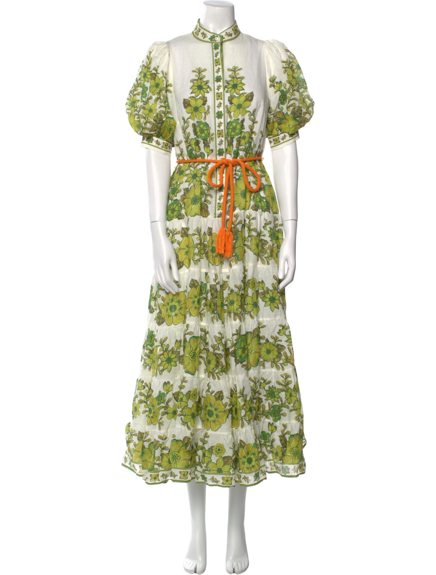 ALÉMAIS Floral Print Long Dress