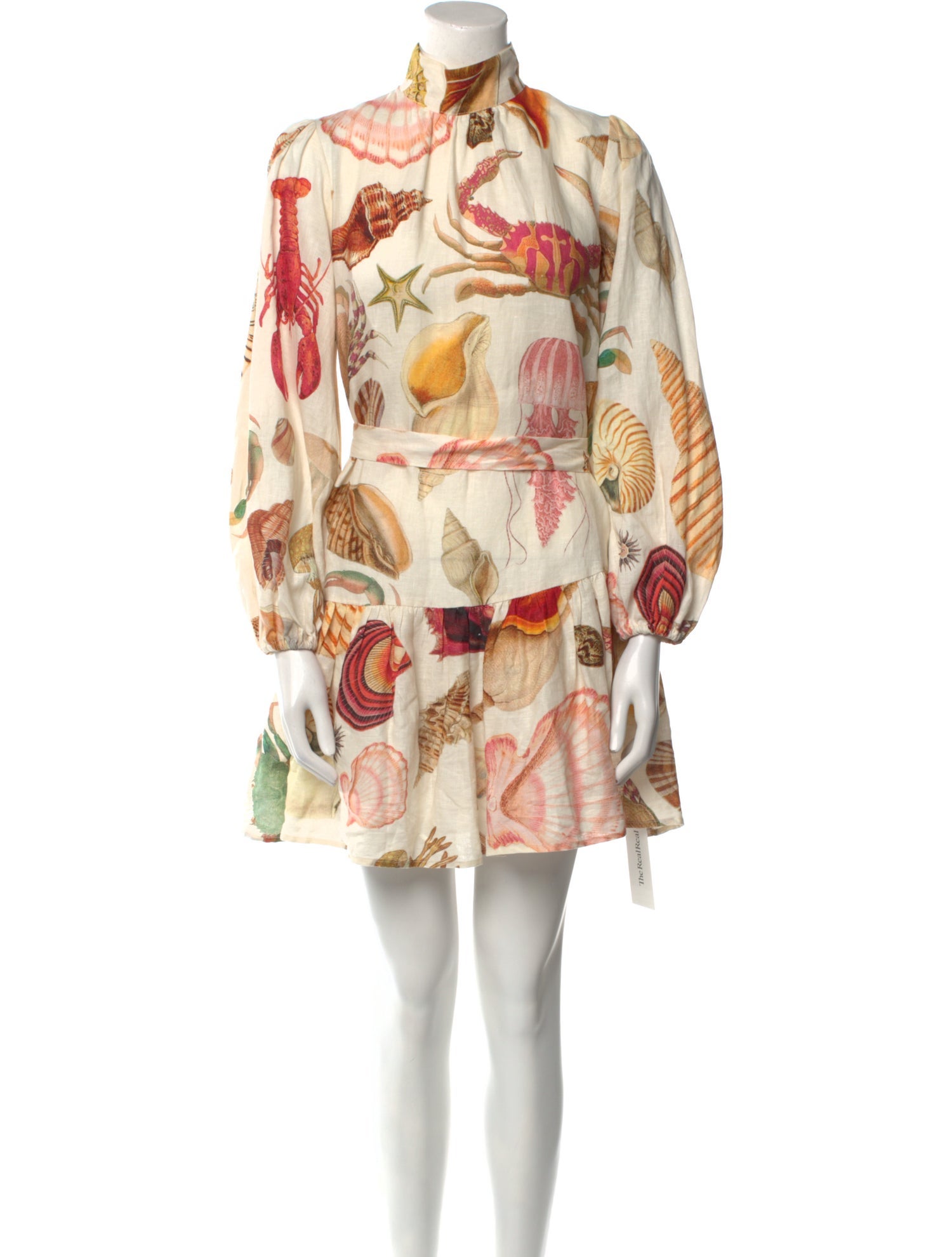 ALÉMAIS Linen Mini Dress