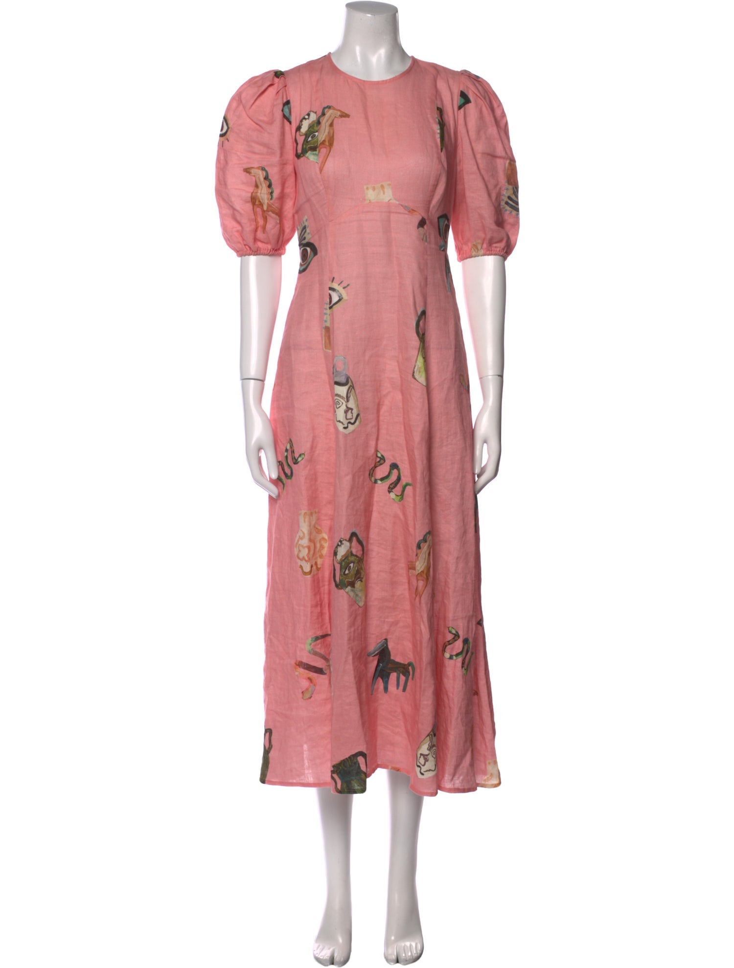 ALÉMAIS Linen Long Dress