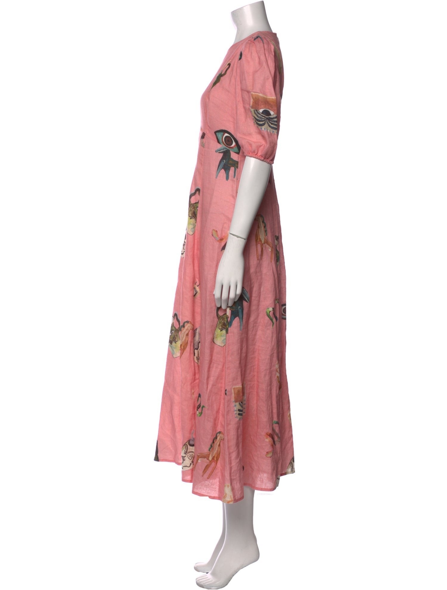 ALÉMAIS Linen Long Dress