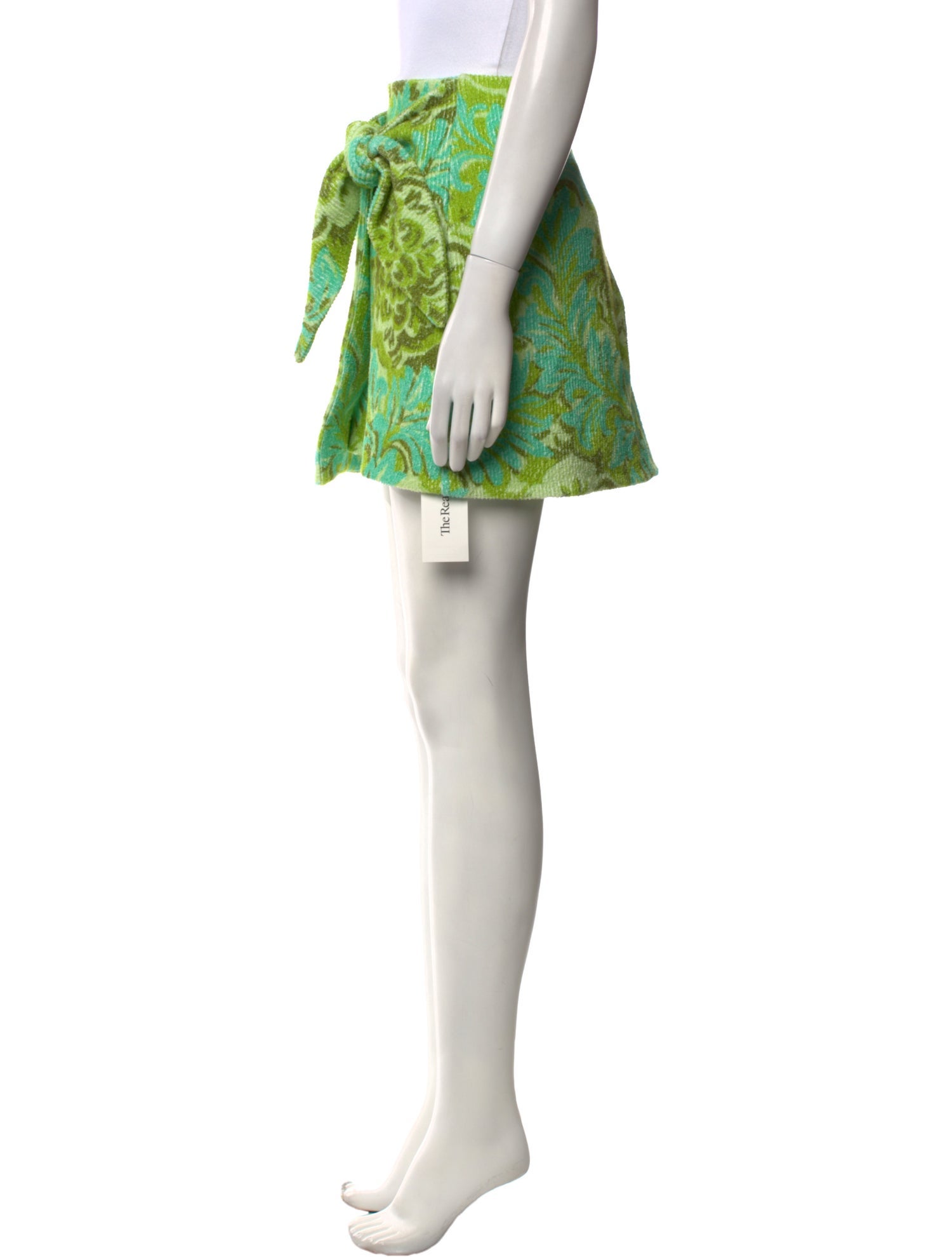 ALÉMAIS Floral Print Mini Skirt