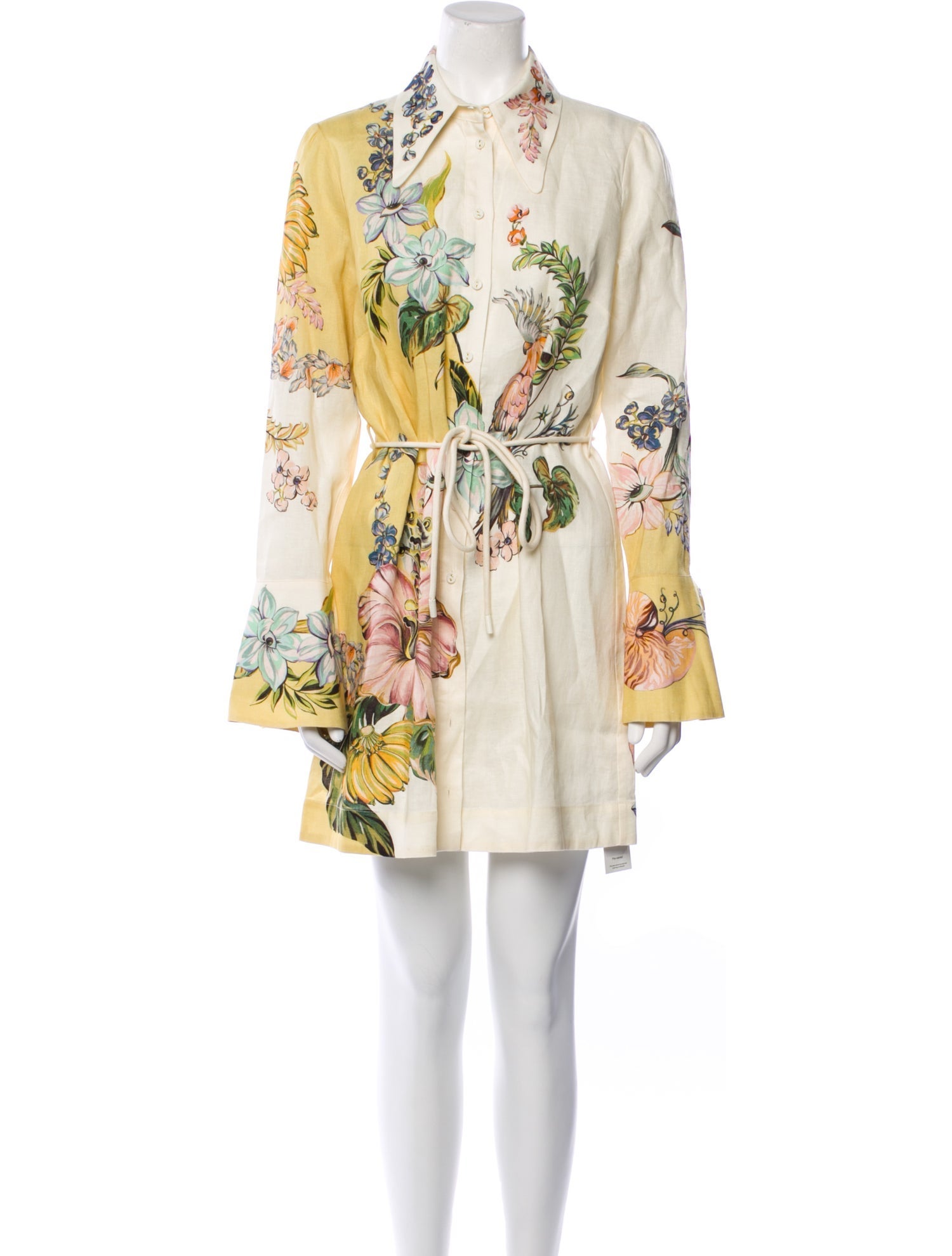 ALÉMAIS Linen Mini Dress