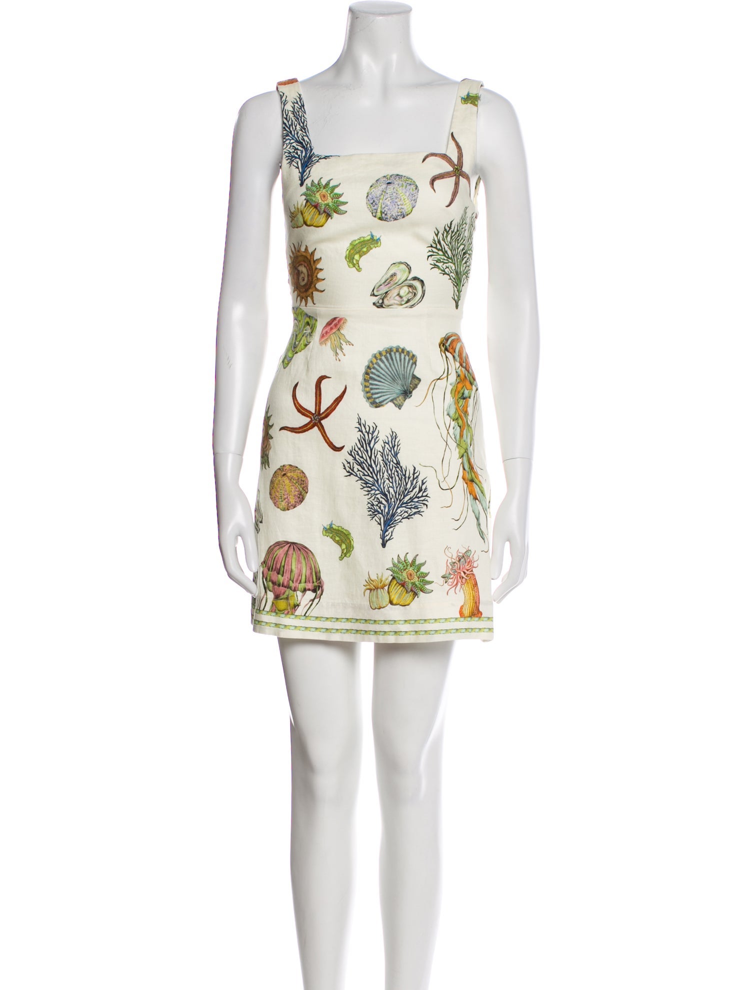 ALÉMAIS Floral Print Mini Dress