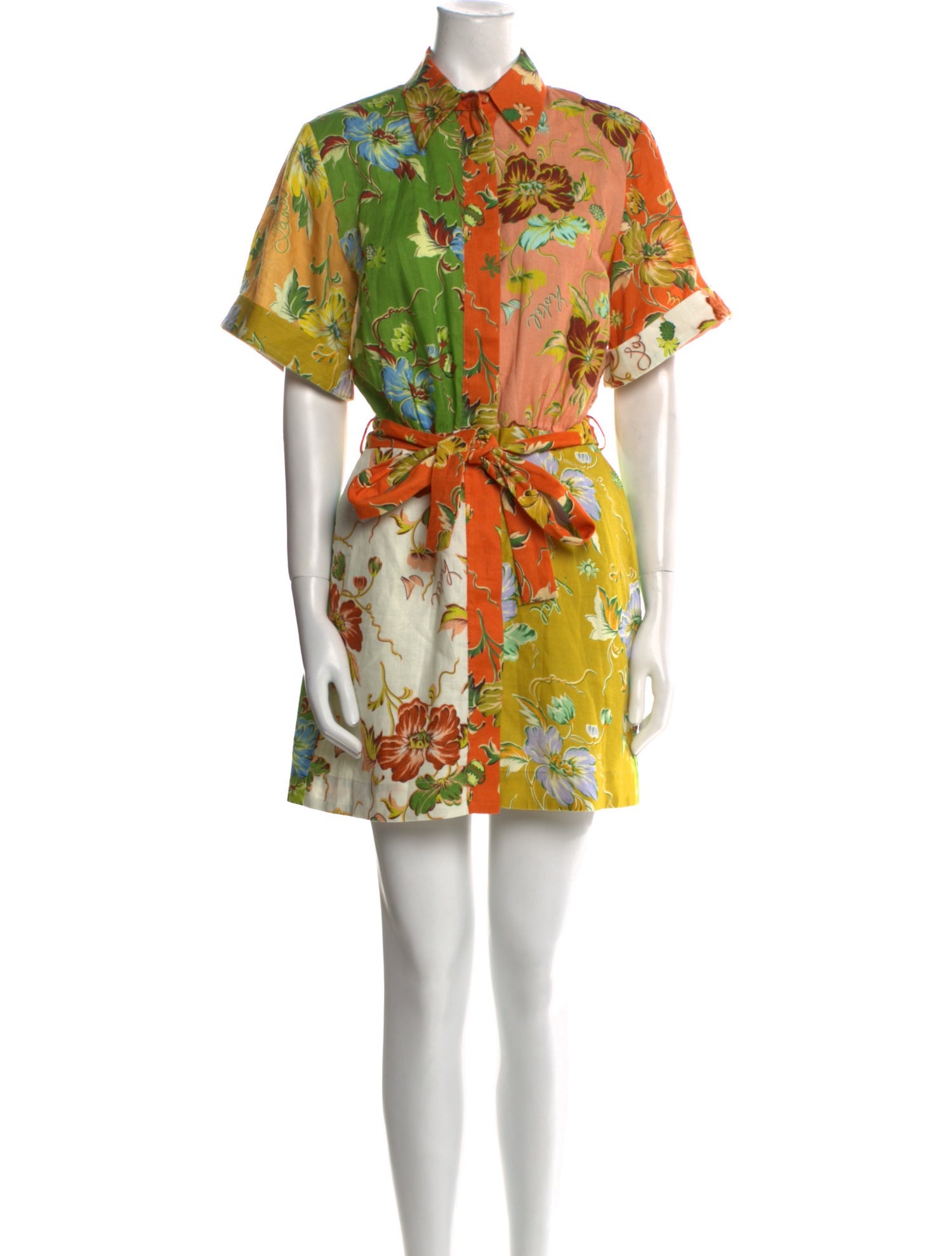 ALÉMAIS Linen Mini Dress