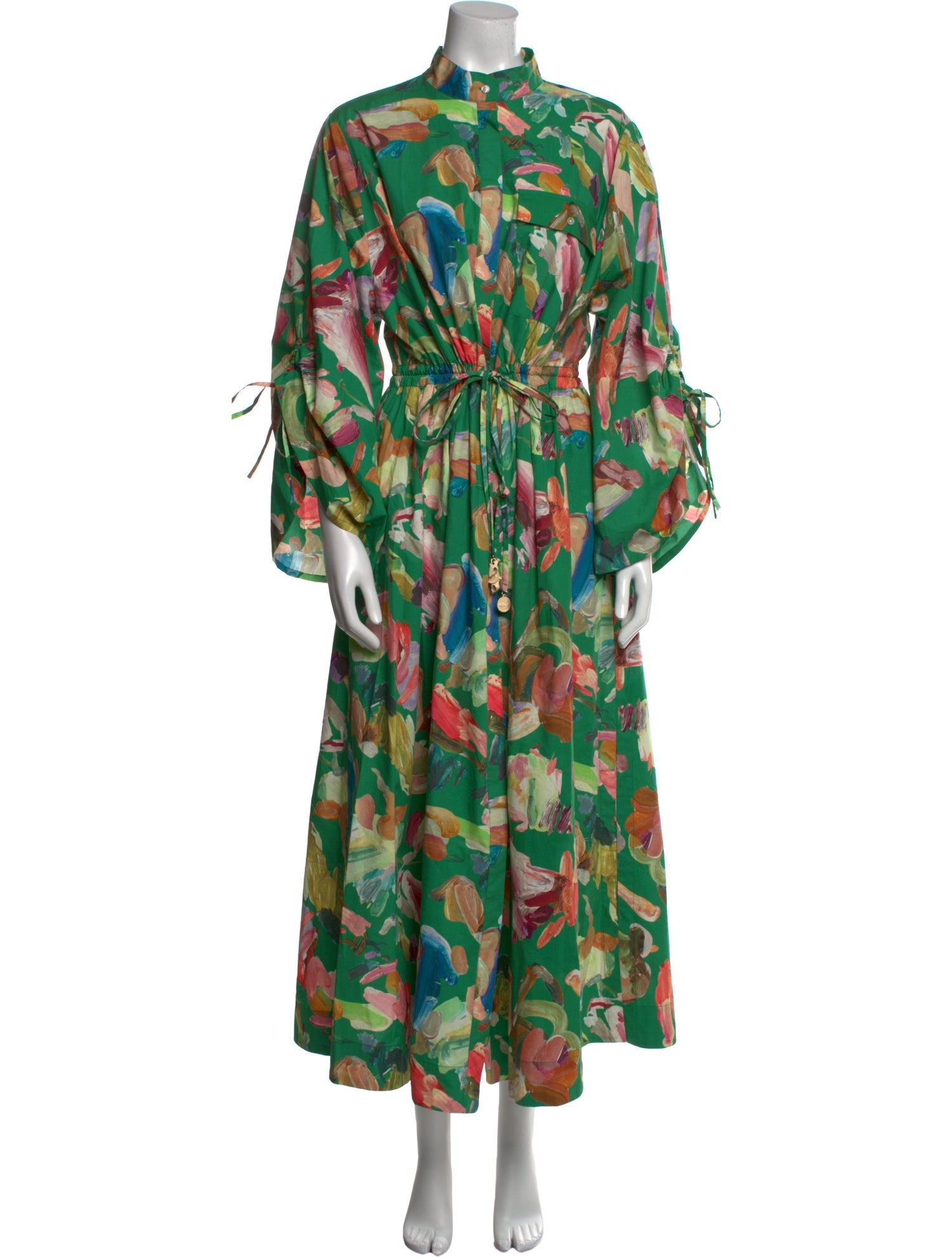 ALÉMAIS Floral Print Long Dress