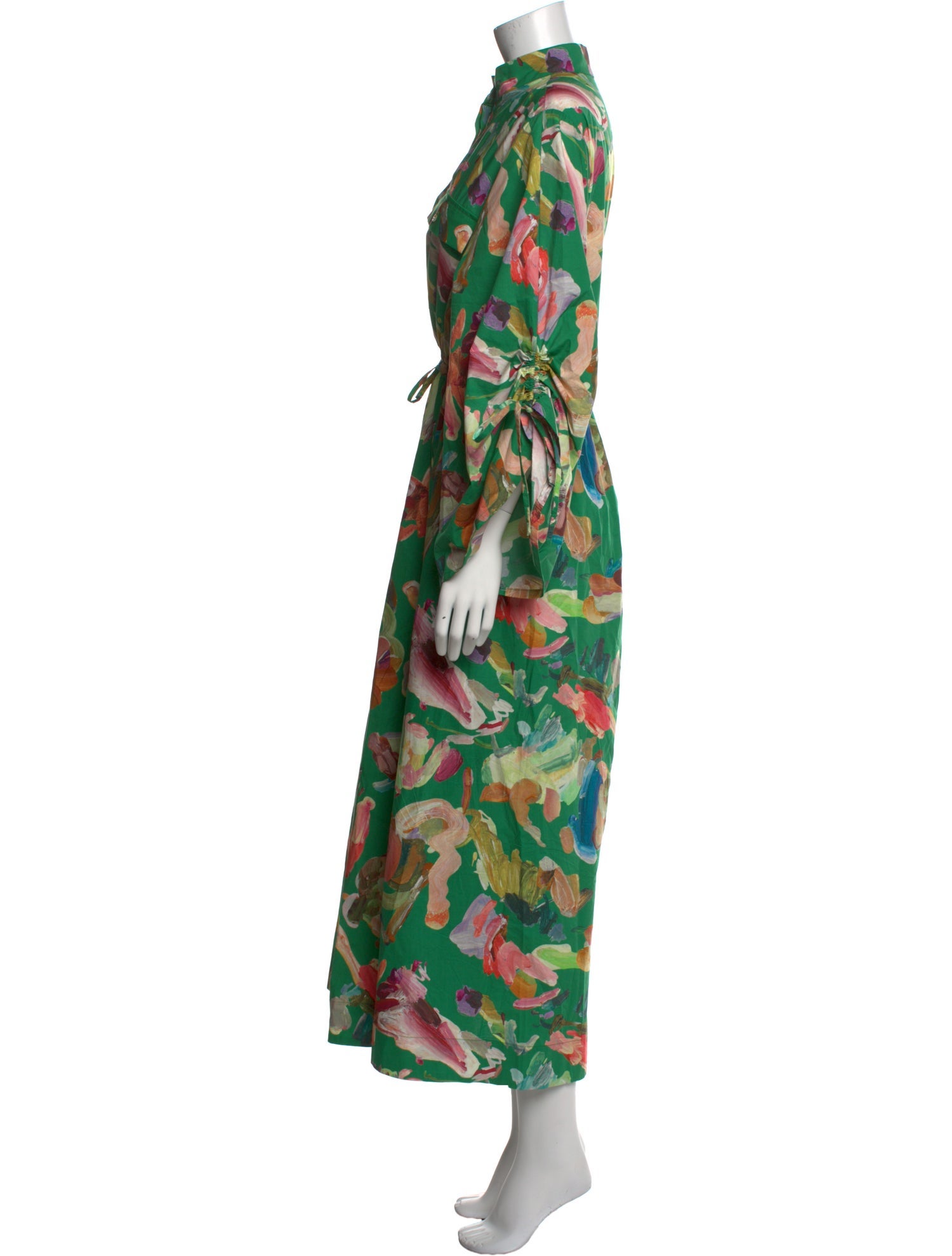 ALÉMAIS Floral Print Long Dress