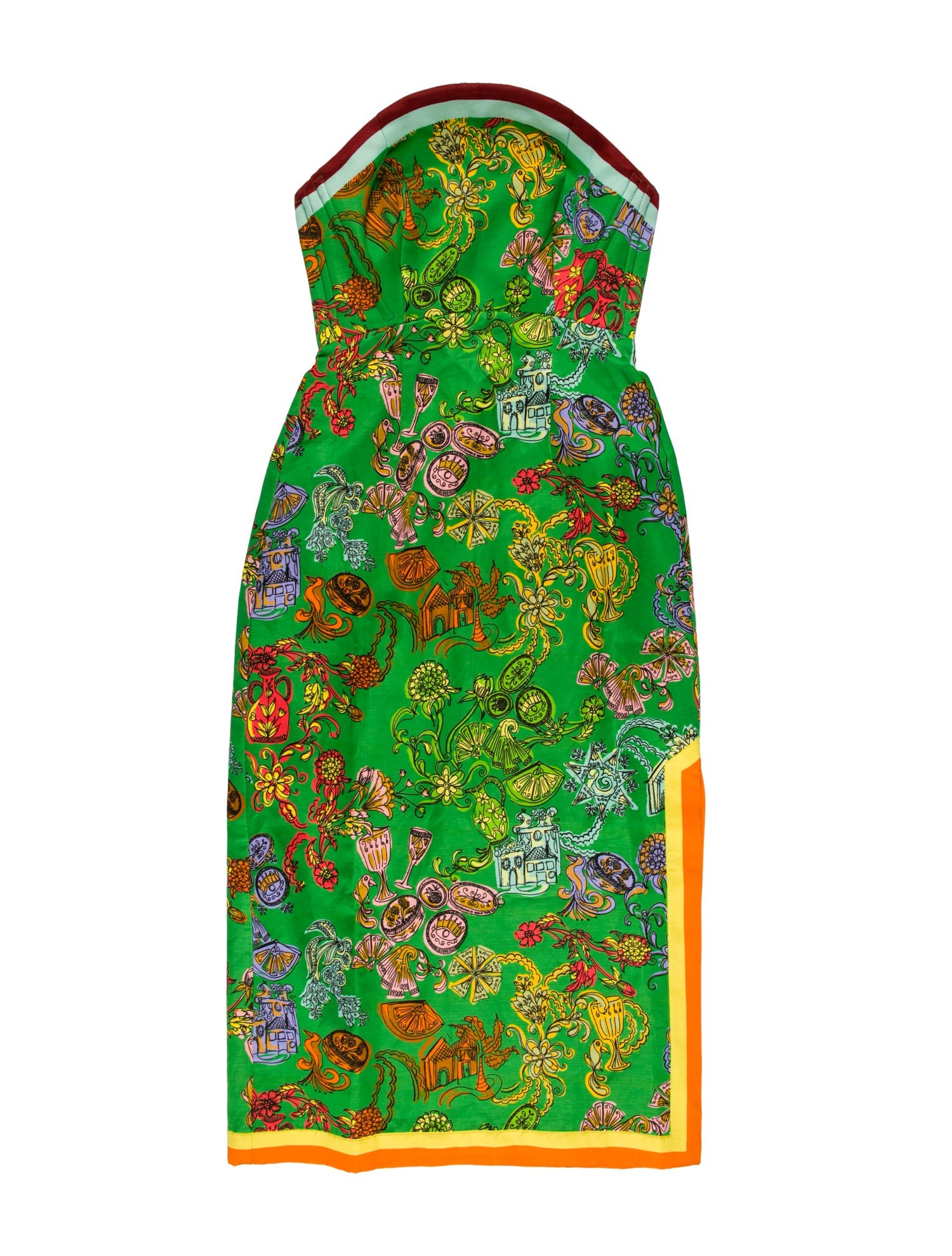 ALÉMAIS Paisley Print Midi Length Dress w/ Tags