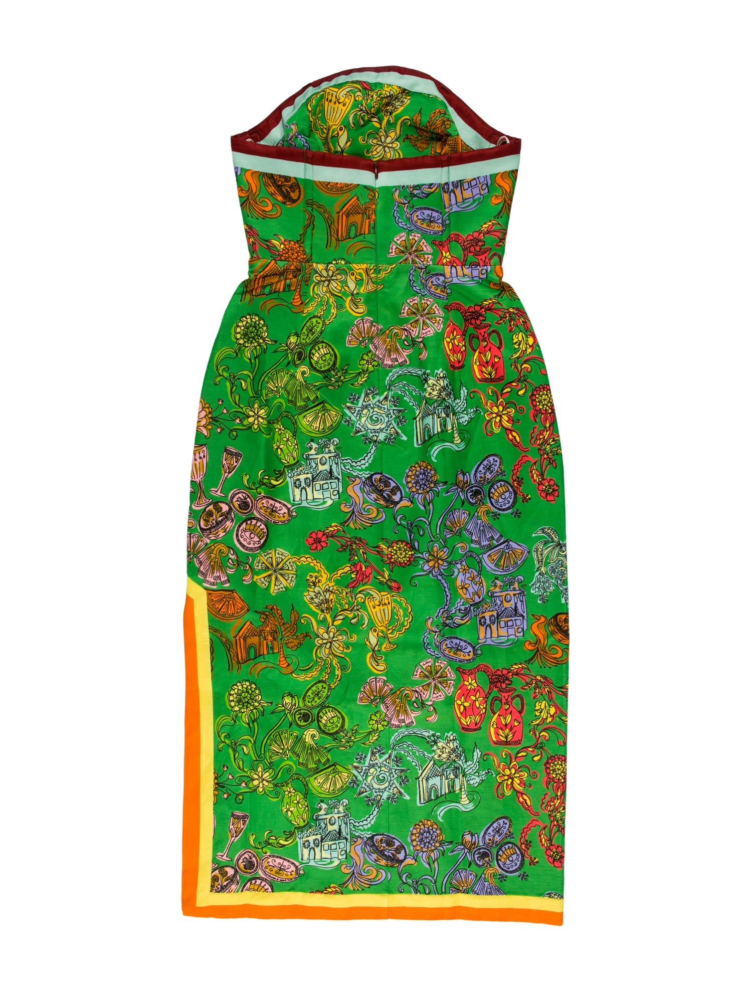ALÉMAIS Paisley Print Midi Length Dress w/ Tags