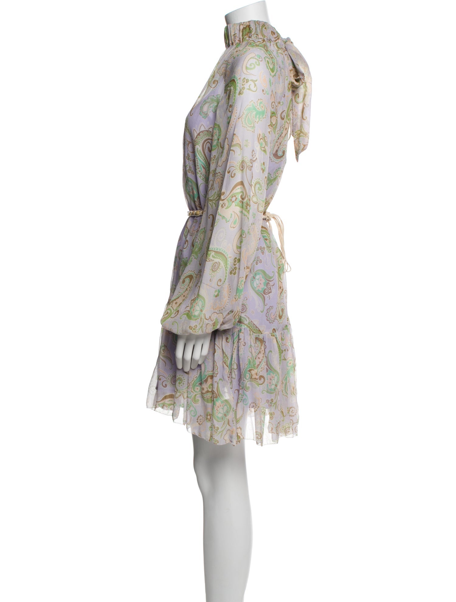 ALÉMAIS Silk Mini Dress