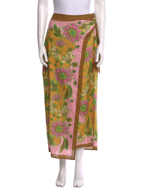 ALÉMAIS Linen Long Skirt