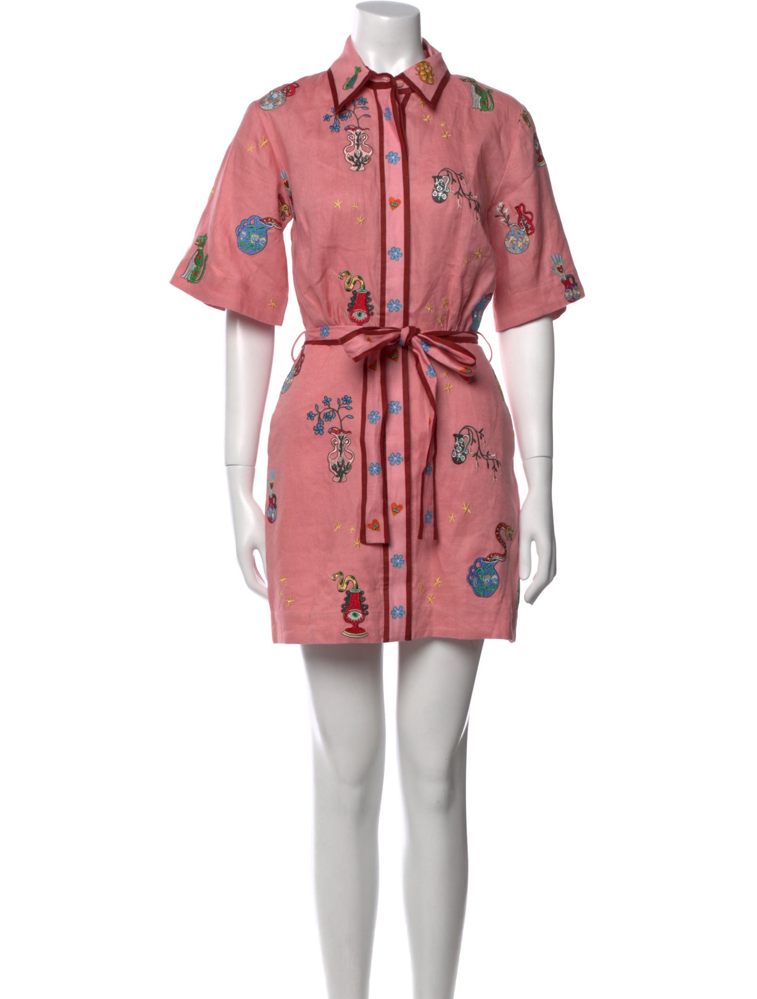 ALÉMAIS Floral Print Mini Dress w/ Tags