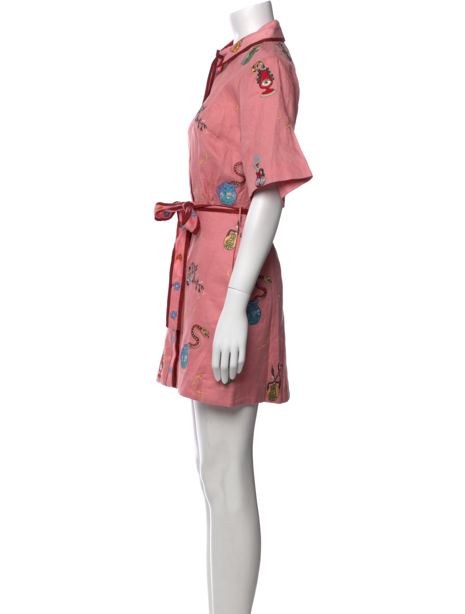 ALÉMAIS Floral Print Mini Dress w/ Tags