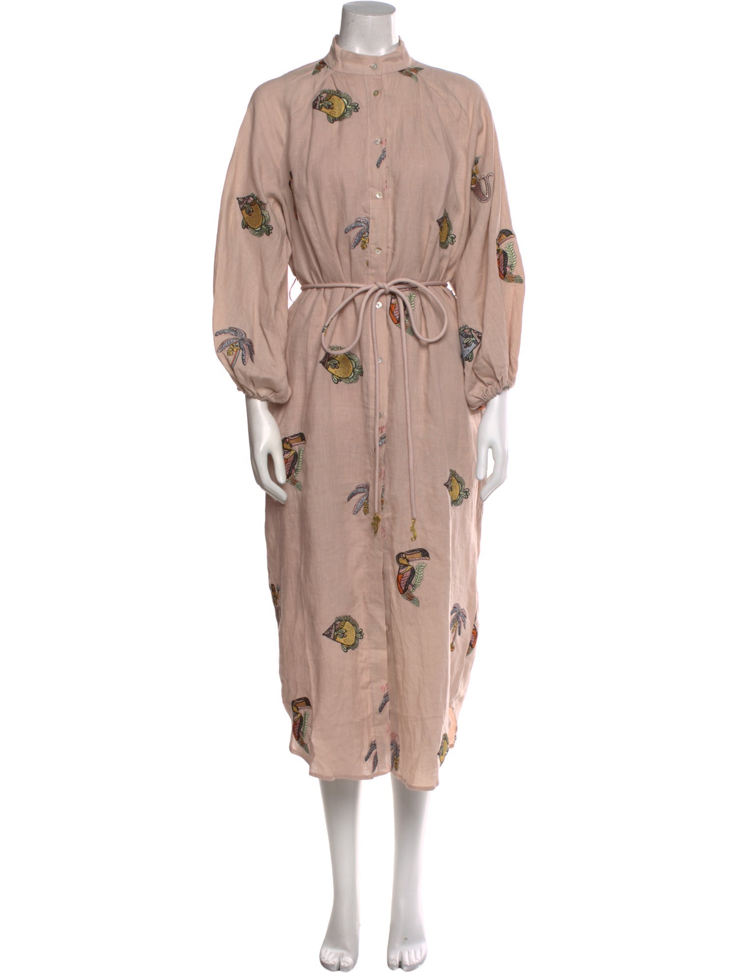 ALÉMAIS Linen Long Dress