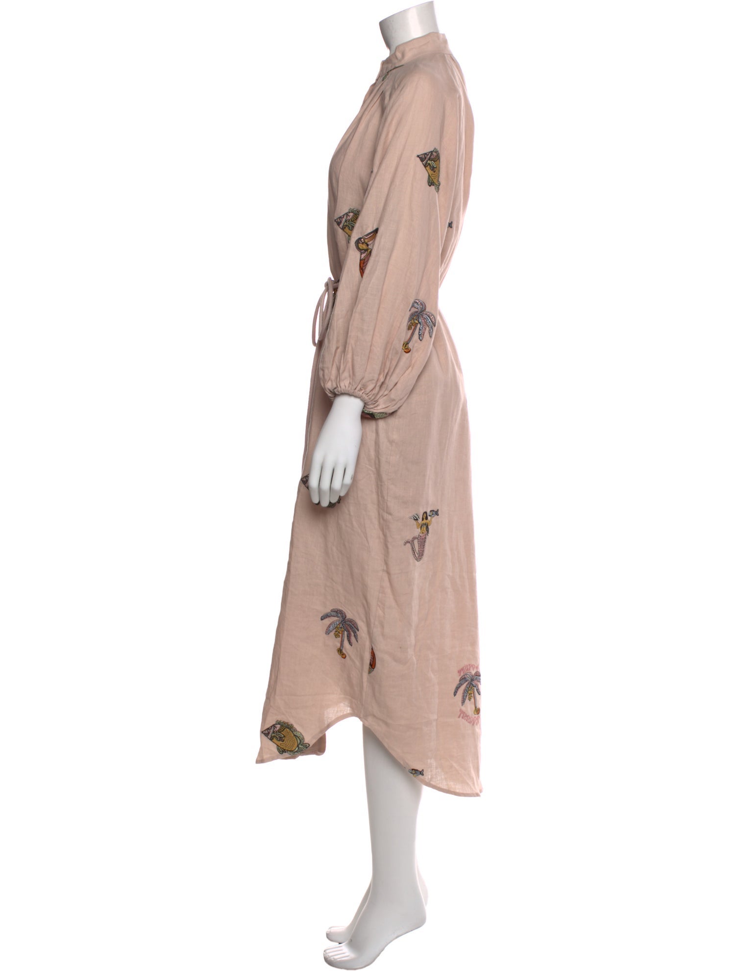 ALÉMAIS Linen Long Dress