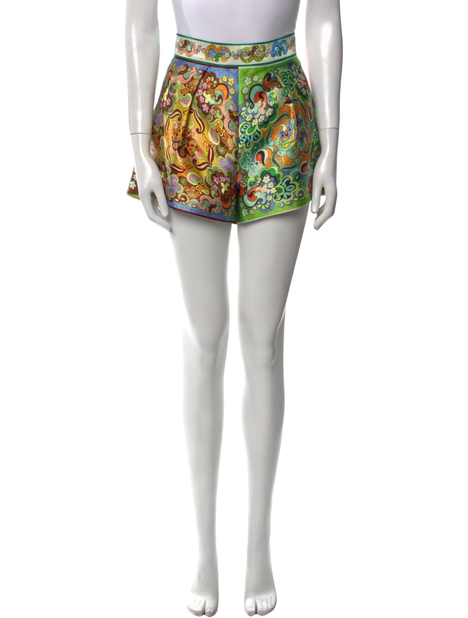 ALÉMAIS Printed Mini Shorts w/ Tags