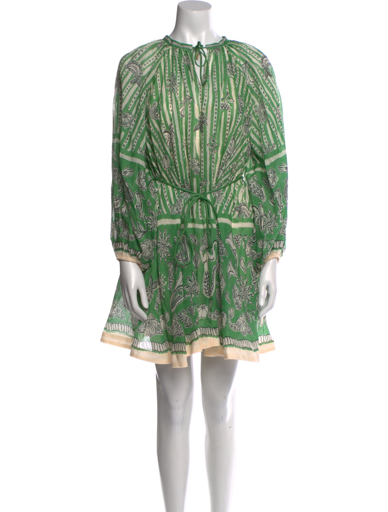 ALÉMAIS Printed Mini Dress w/ Tags