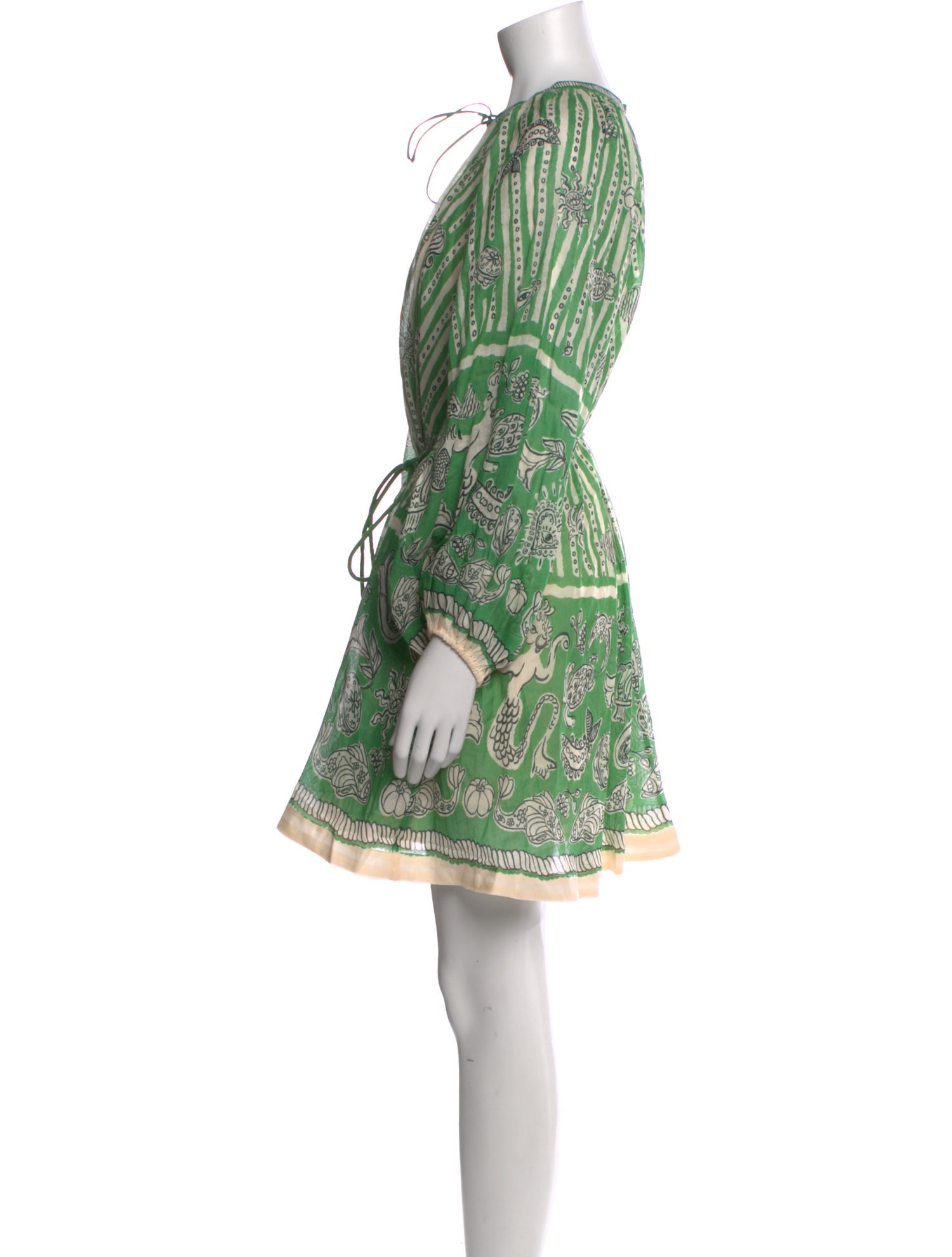 ALÉMAIS Printed Mini Dress w/ Tags