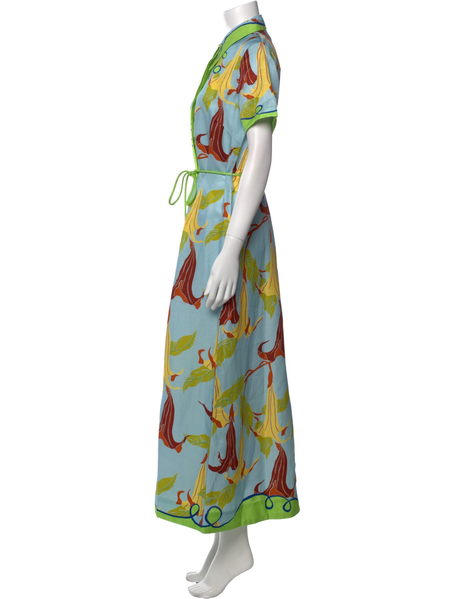 ALÉMAIS Printed Long Dress w/ Tags