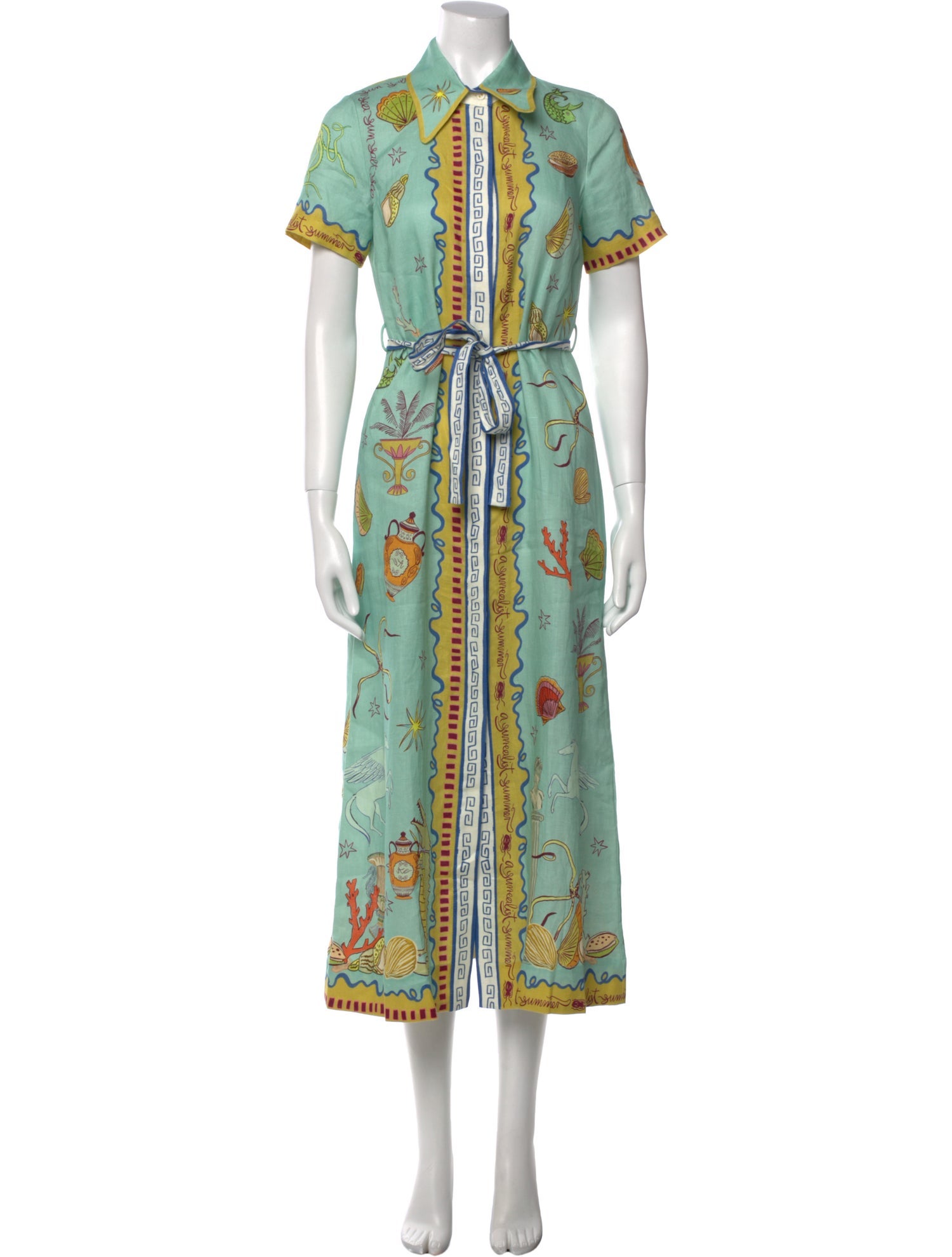 ALÉMAIS Linen Long Dress w/ Tags