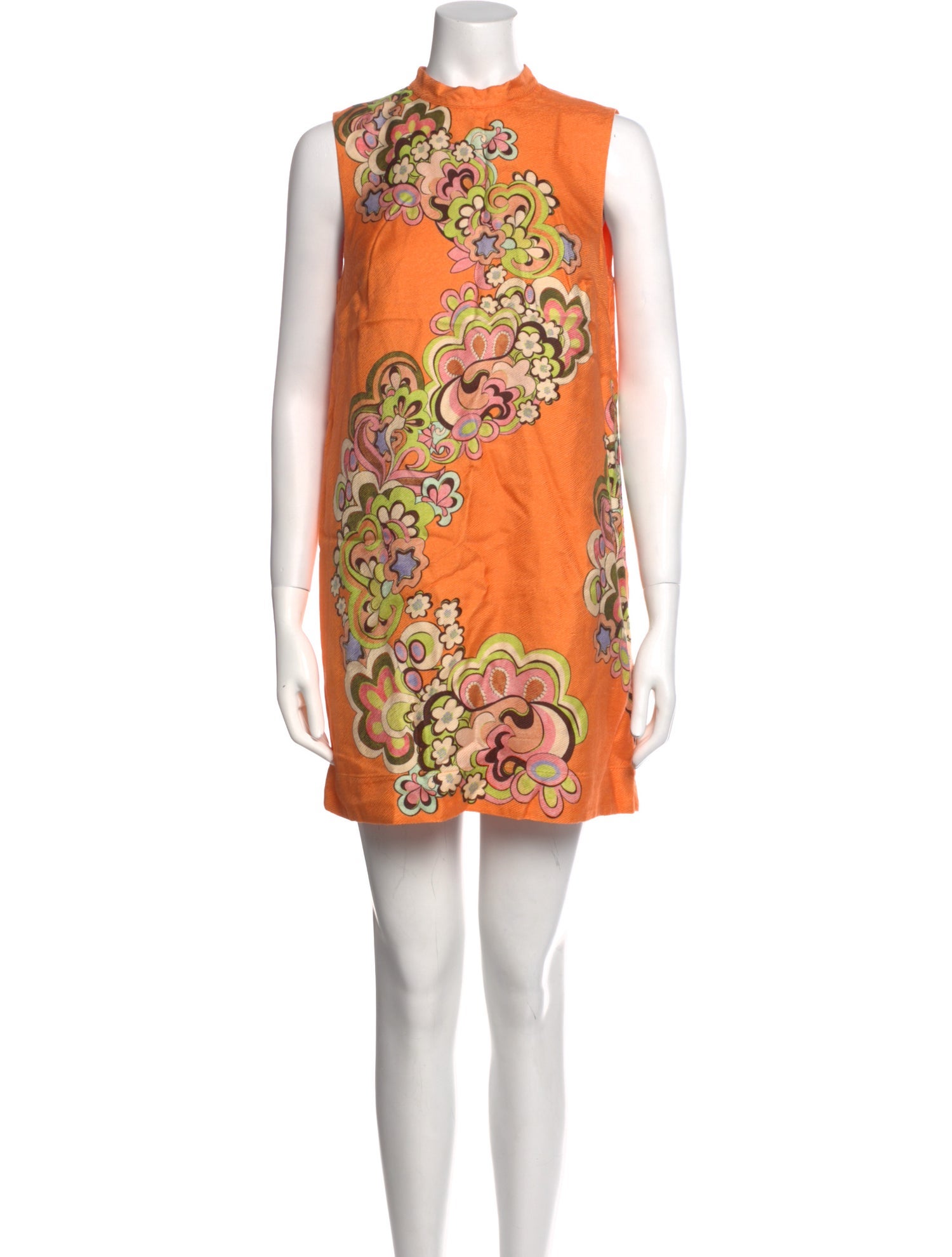 ALÉMAIS Paisley Print Mini Dress