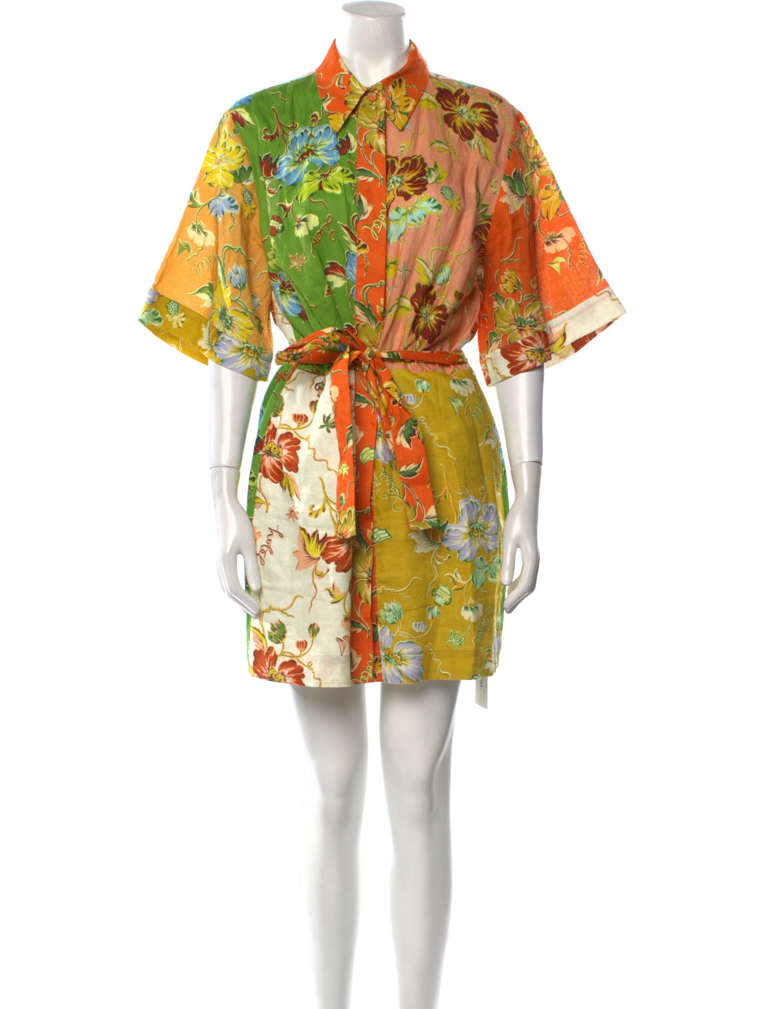 ALÉMAIS Linen Mini Dress