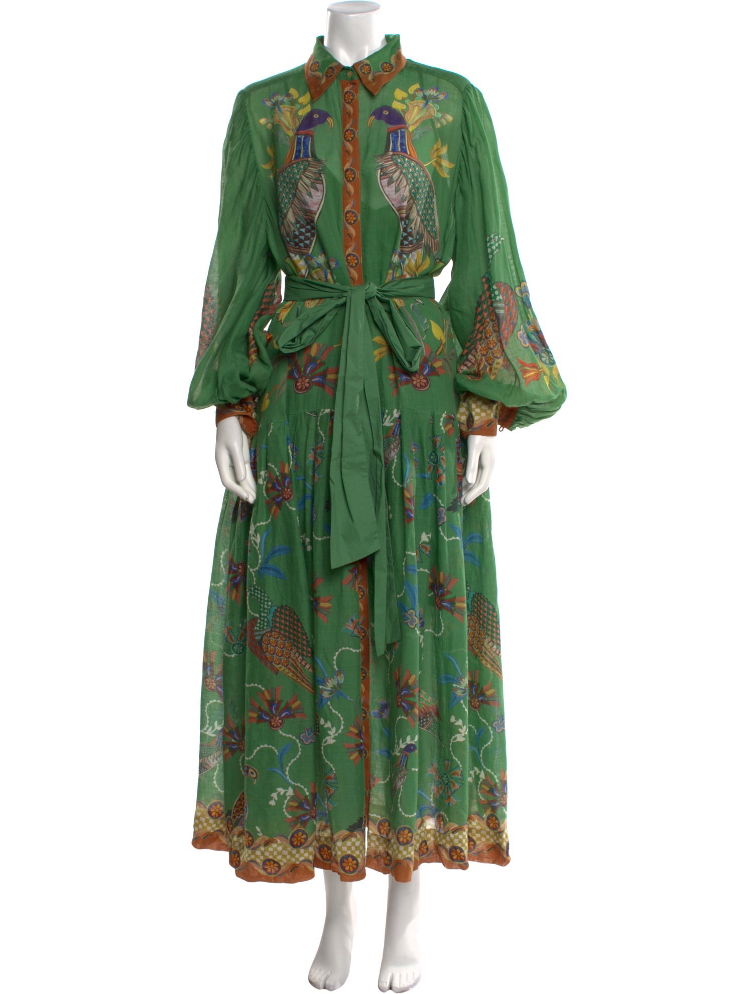 ALÉMAIS Floral Print Long Dress