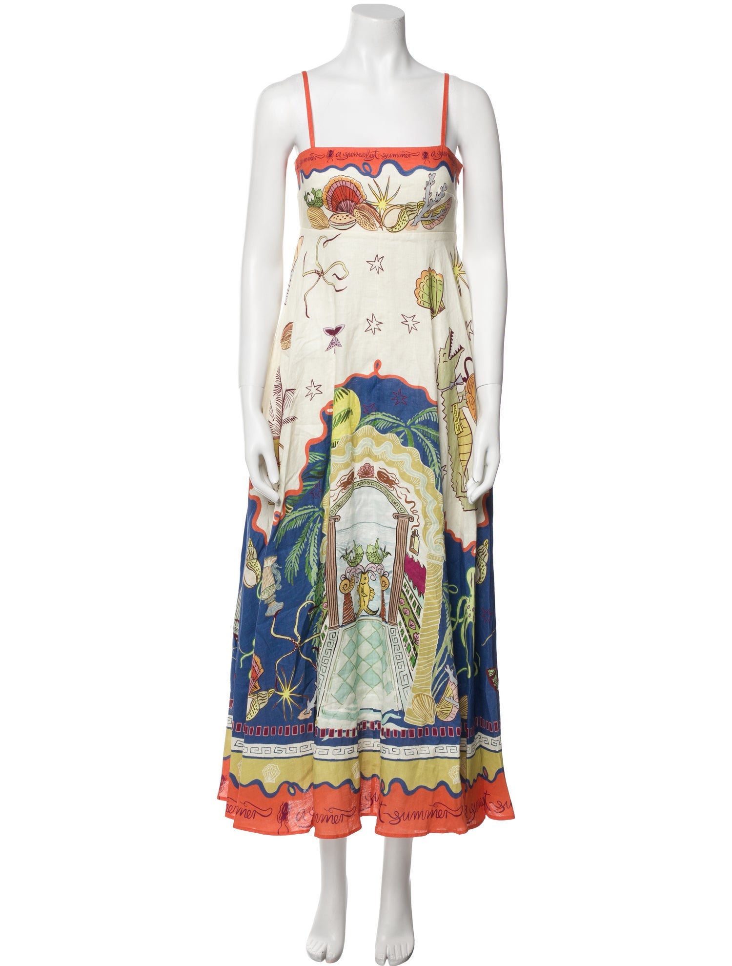 ALÉMAIS Linen Long Dress