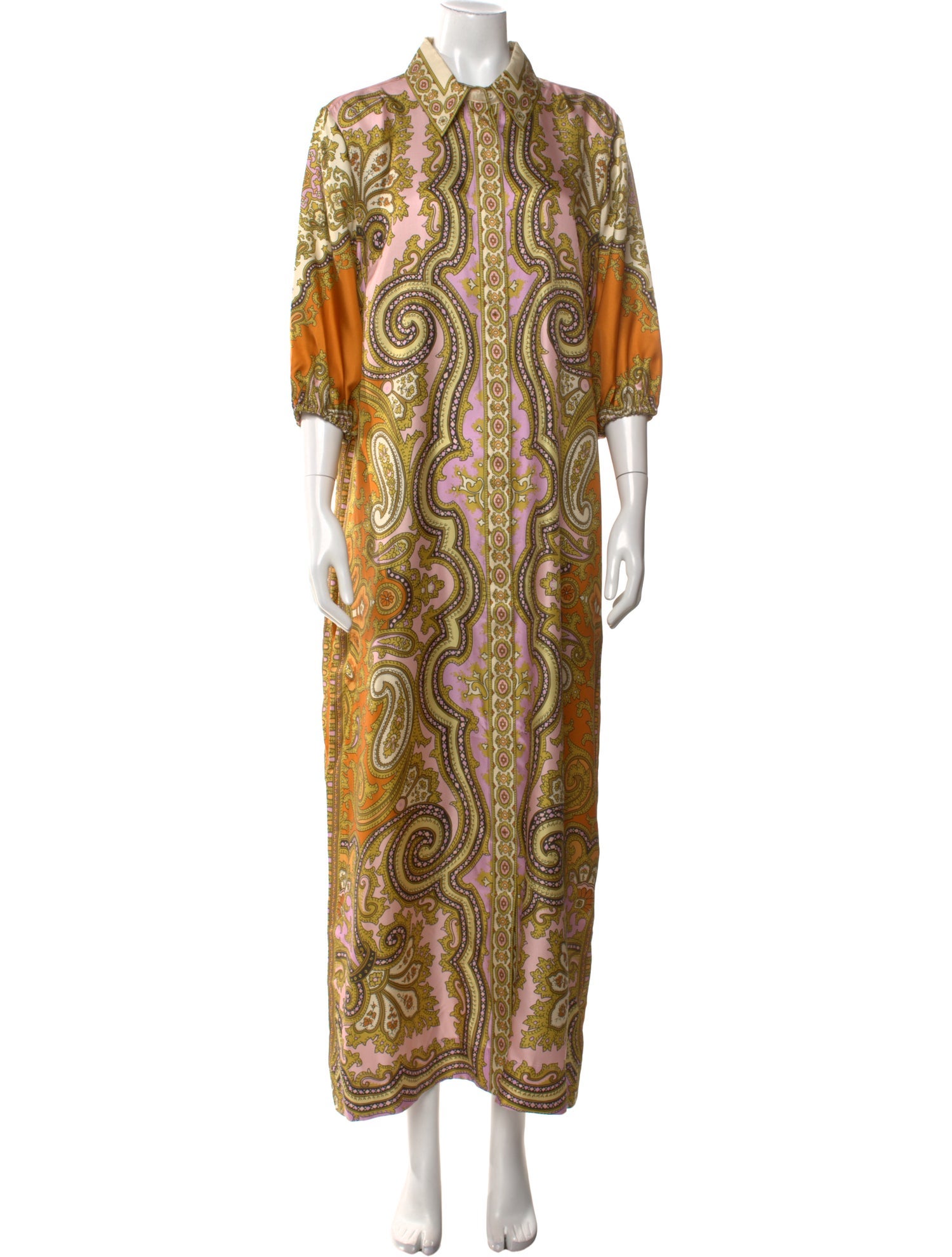ALÉMAIS Silk Long Dress
