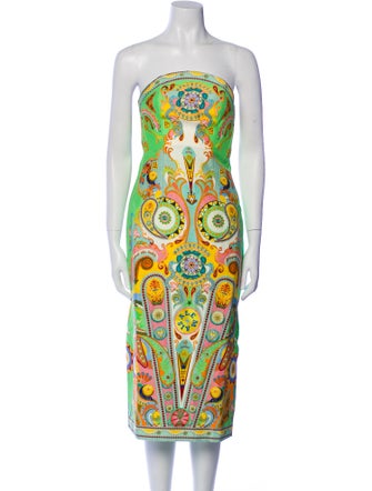 ALÉMAIS Linen Knee-Length Dress