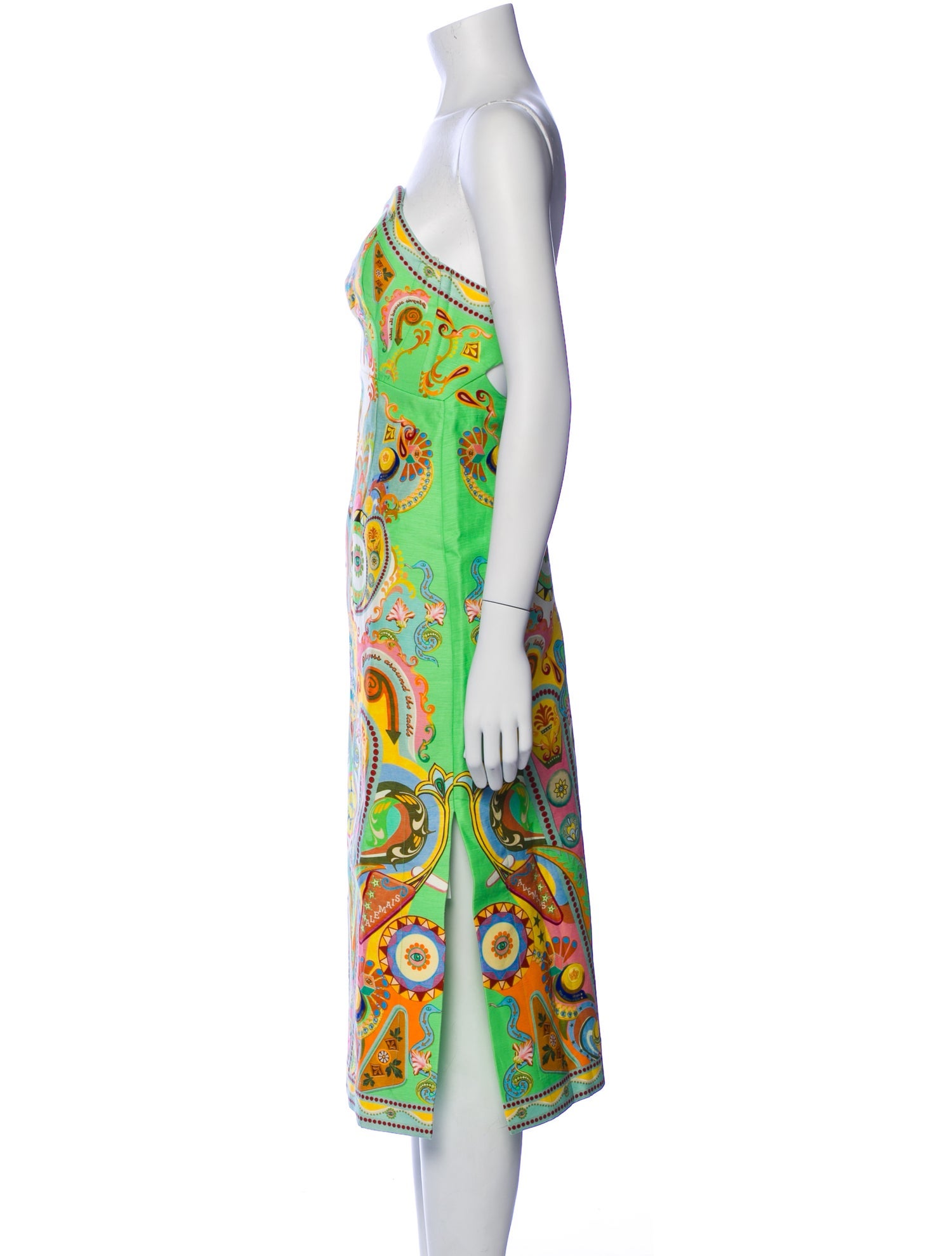 ALÉMAIS Linen Knee-Length Dress