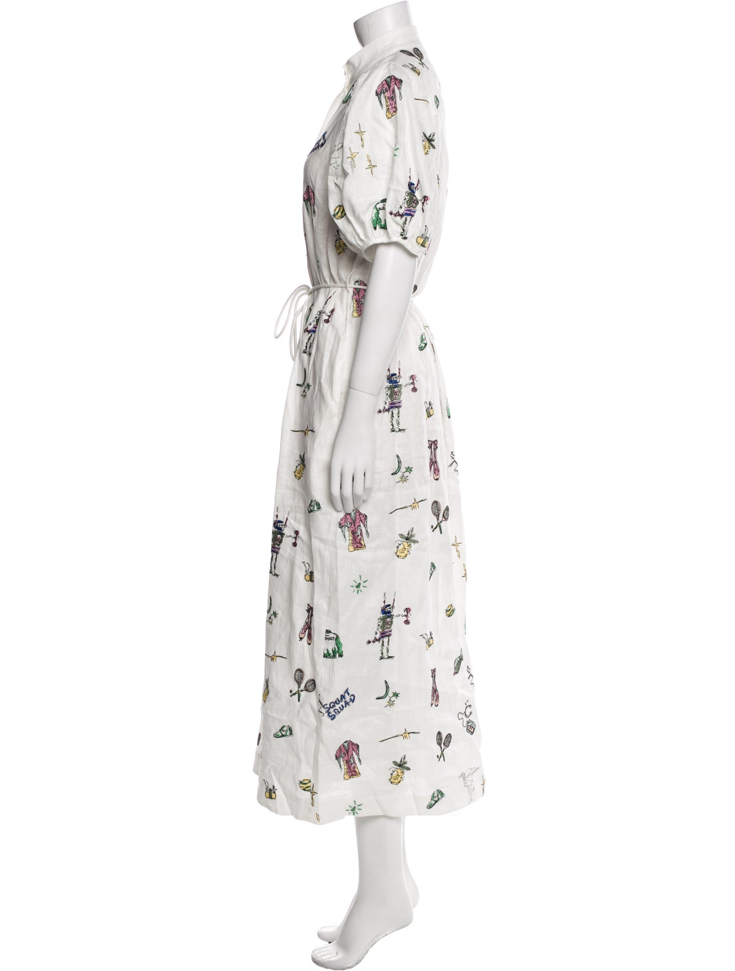 ALÉMAIS Linen Long Dress w/ Tags