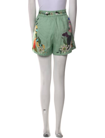 ALÉMAIS Linen Mini Shorts