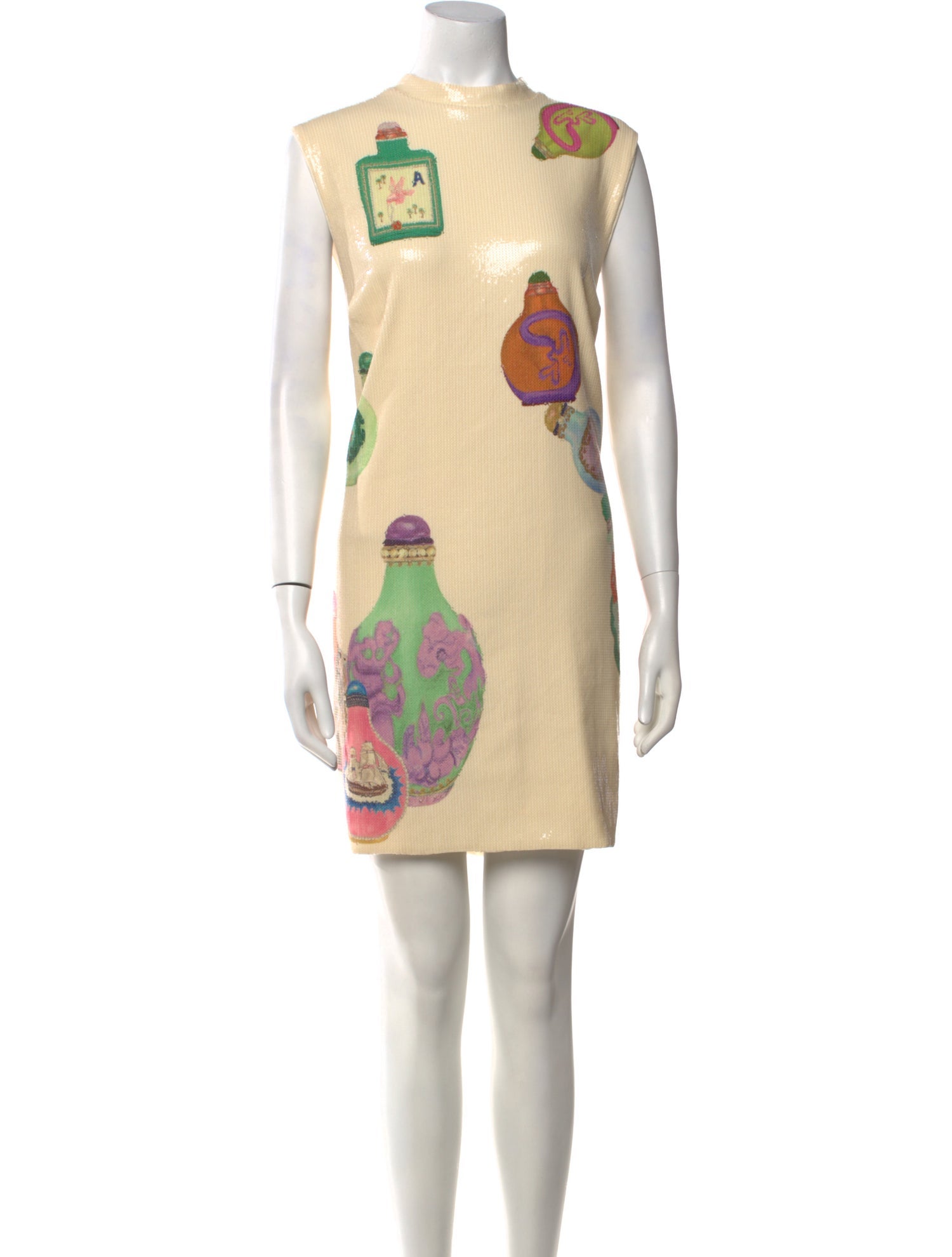 ALÉMAIS Printed Mini Dress