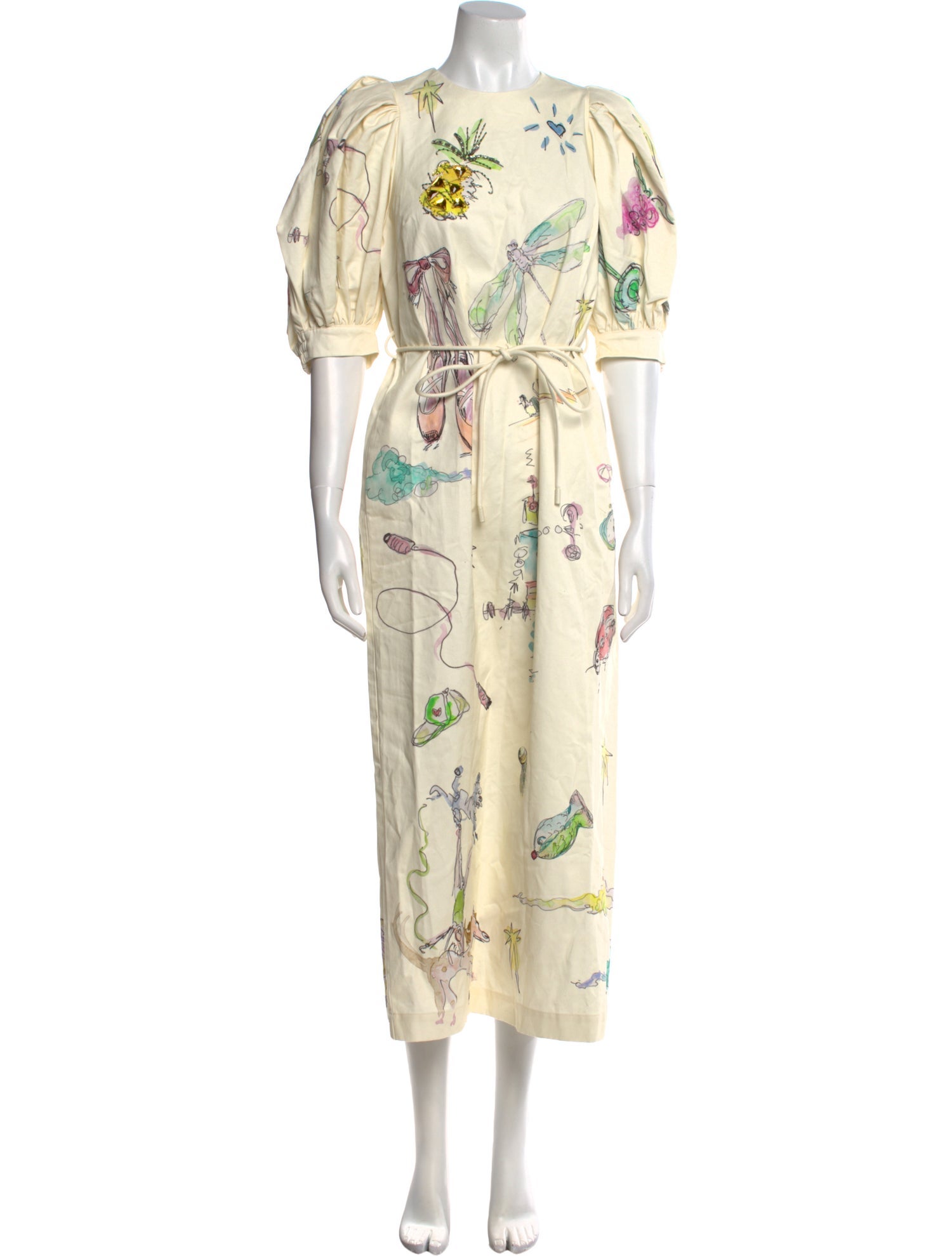 ALÉMAIS Floral Print Long Dress w/ Tags