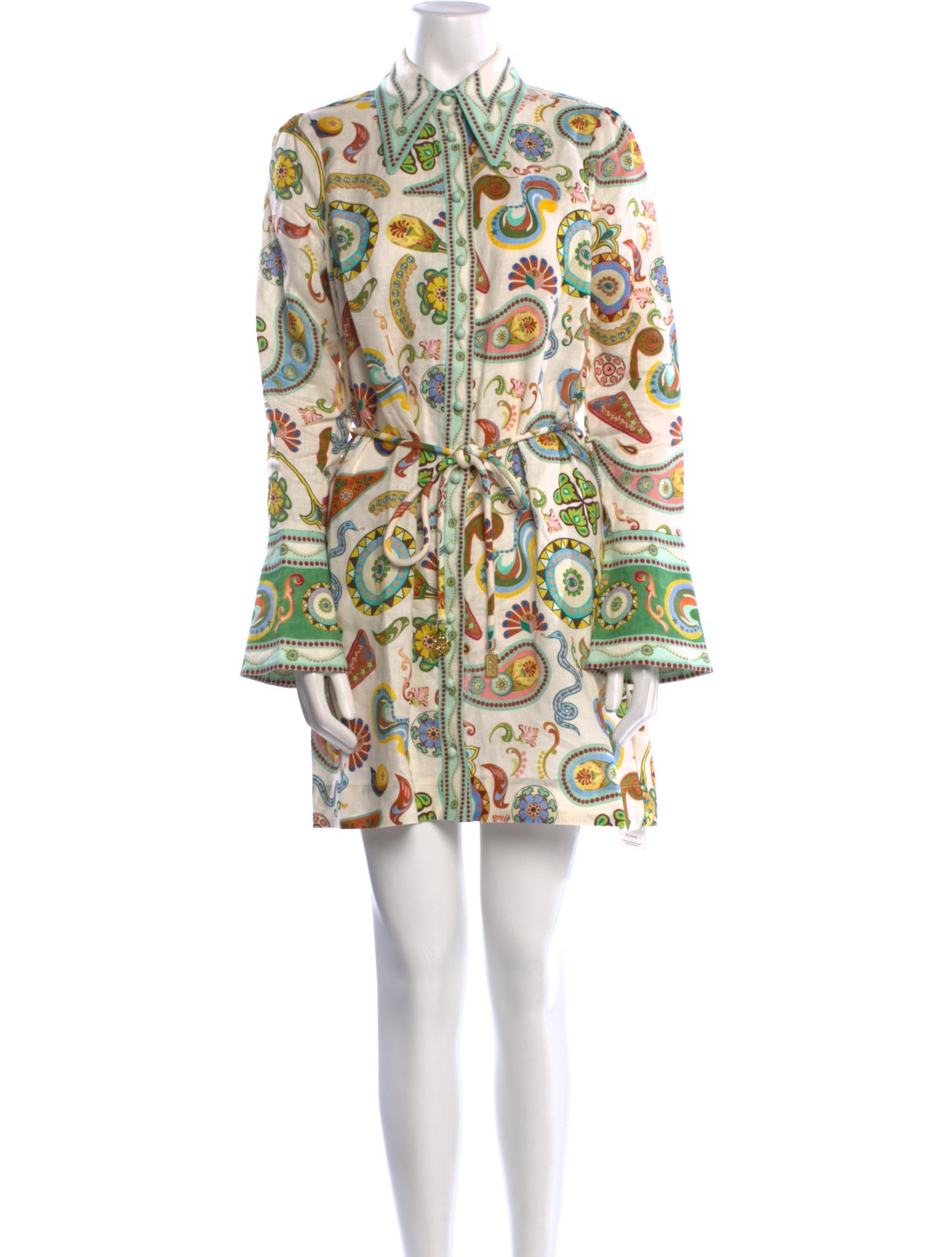 ALÉMAIS Linen Mini Dress