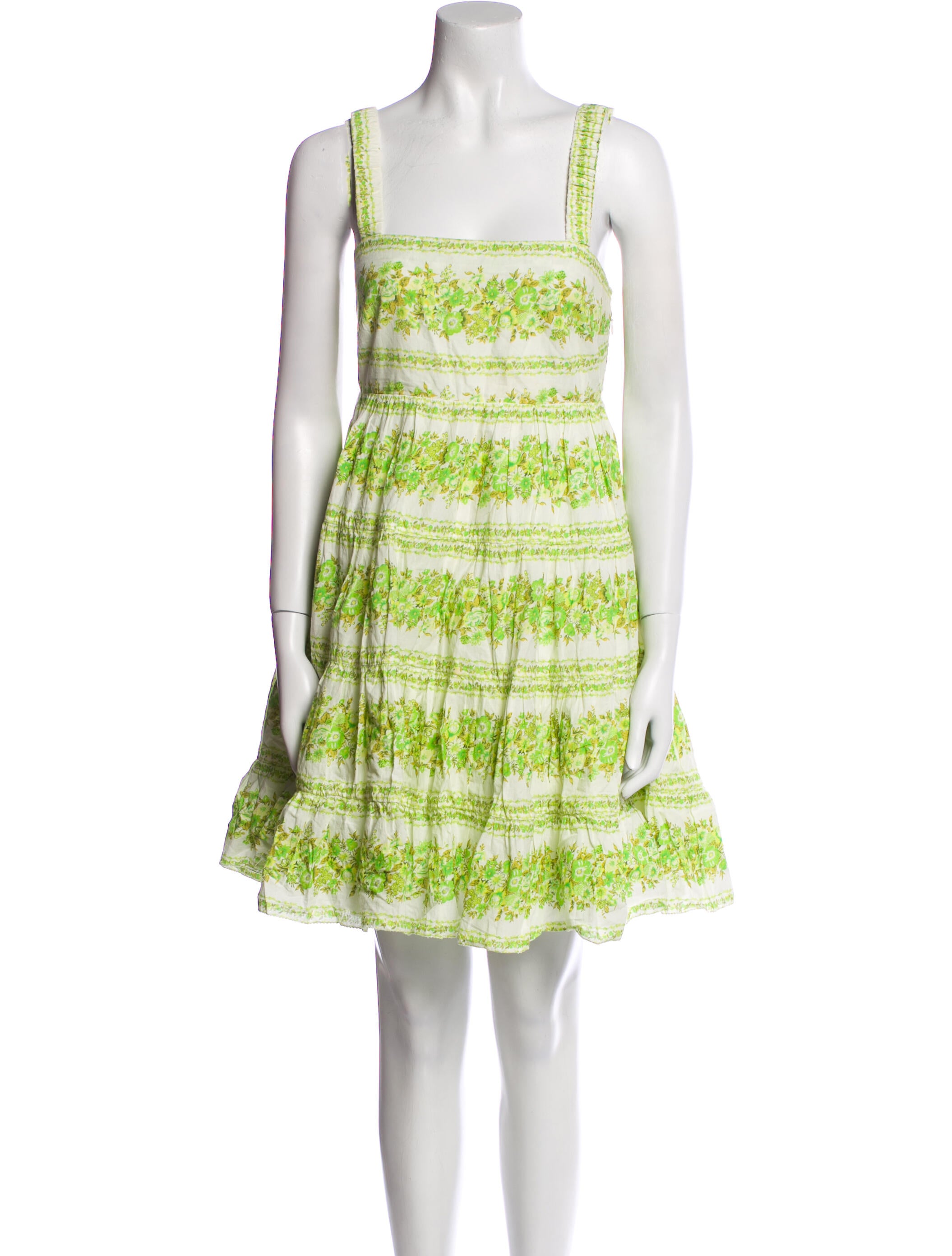 ALÉMAIS Colorblock Pattern Mini Dress