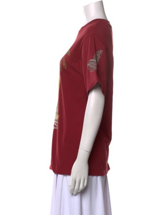 ALÉMAIS Graphic Print Crew Neck T-Shirt