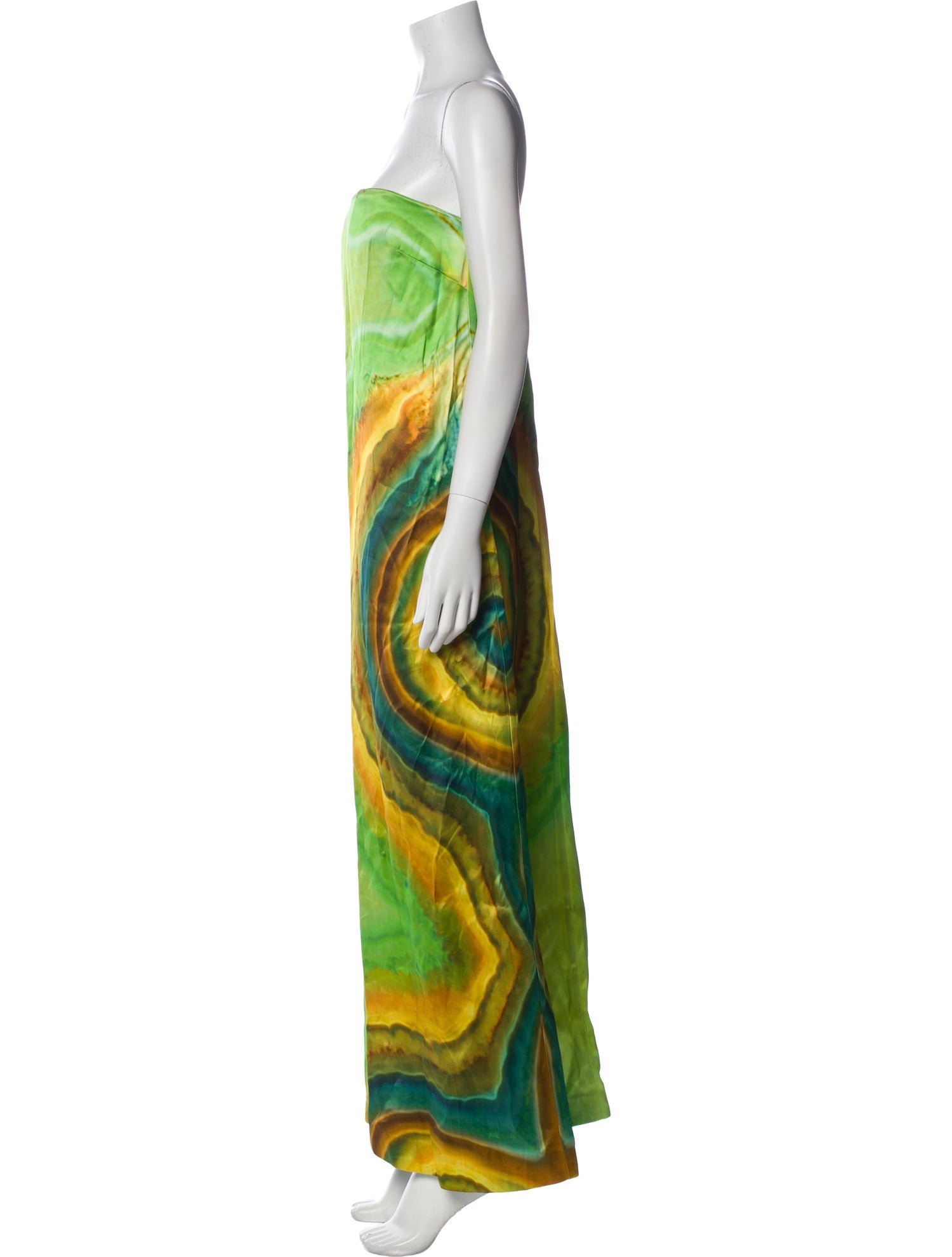 ALÉMAIS Printed Long Dress