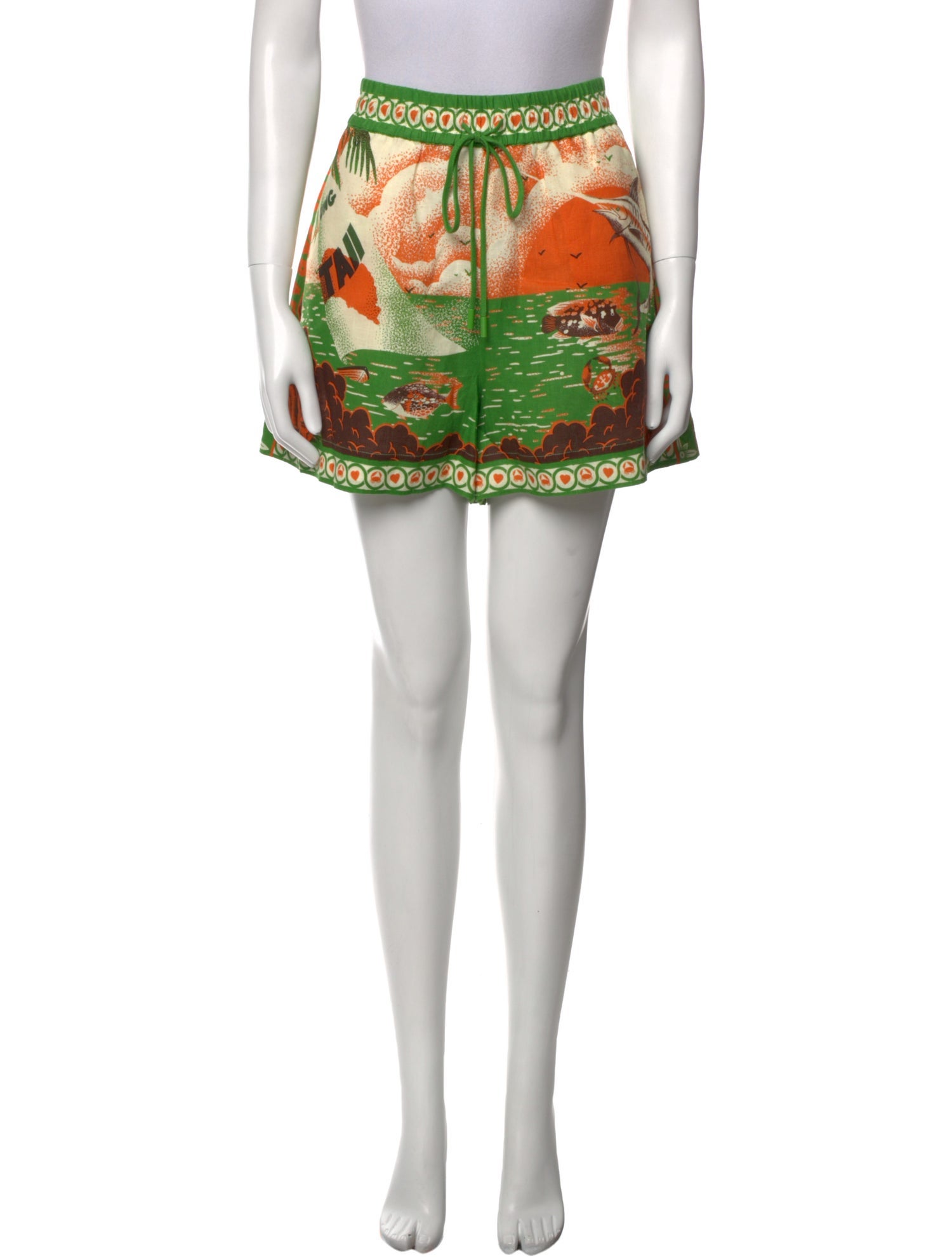 ALÉMAIS Linen Mini Shorts w/ Tags