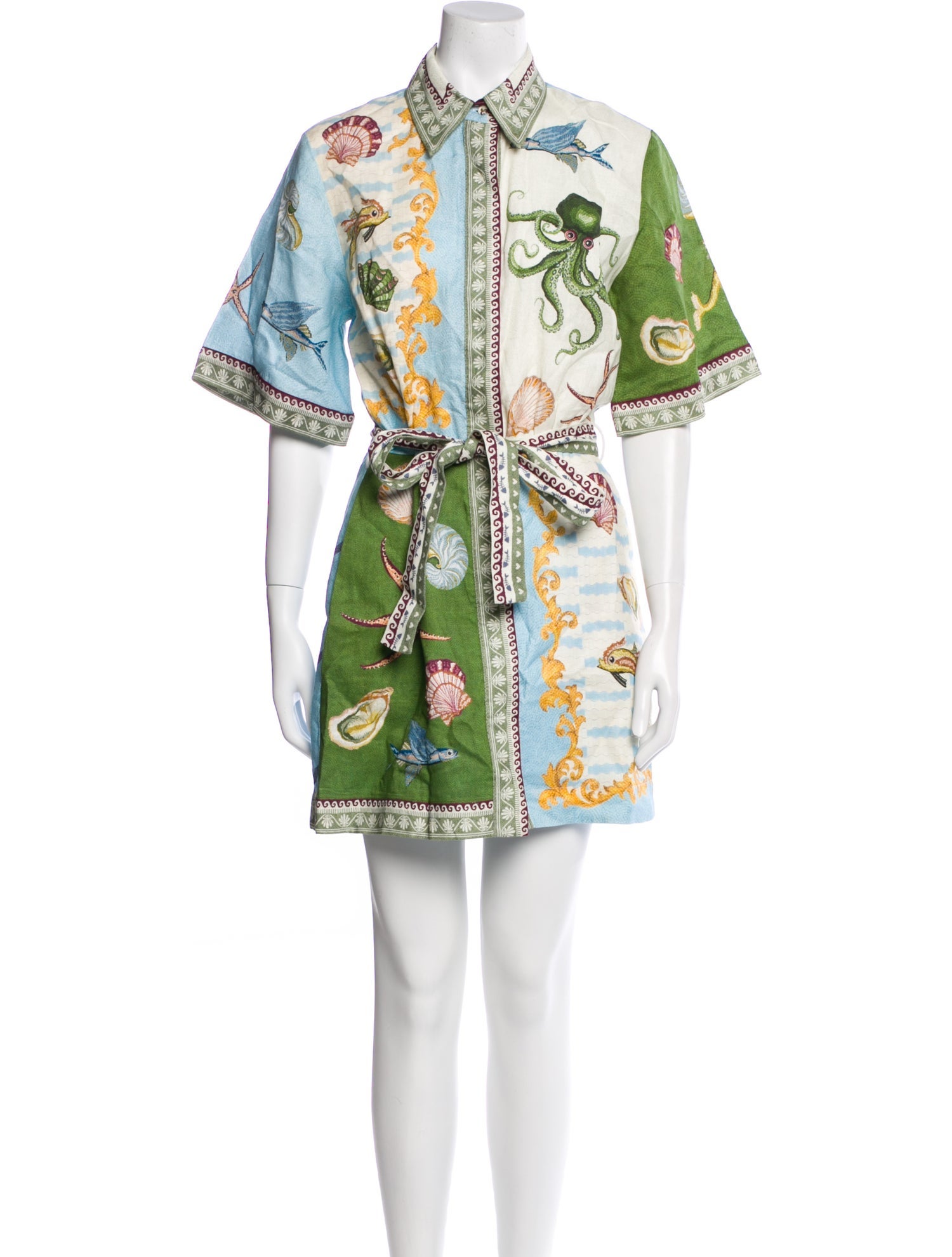 ALÉMAIS Linen Mini Dress