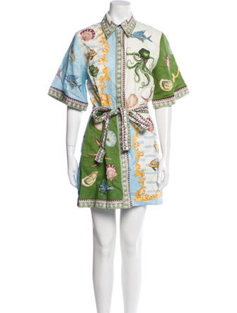 ALÉMAIS Linen Mini Dress