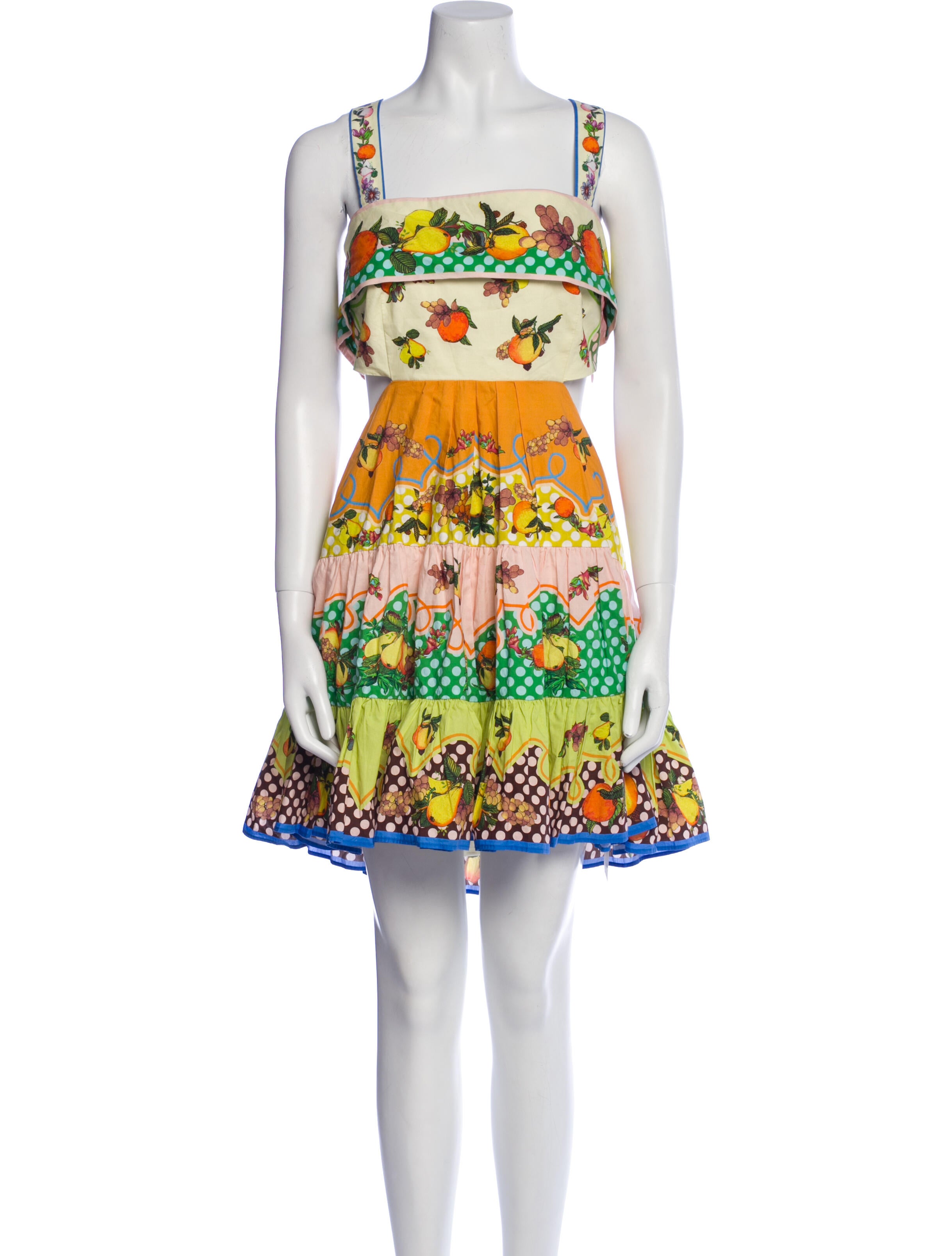 ALÉMAIS Floral Print Knee-Length Dress