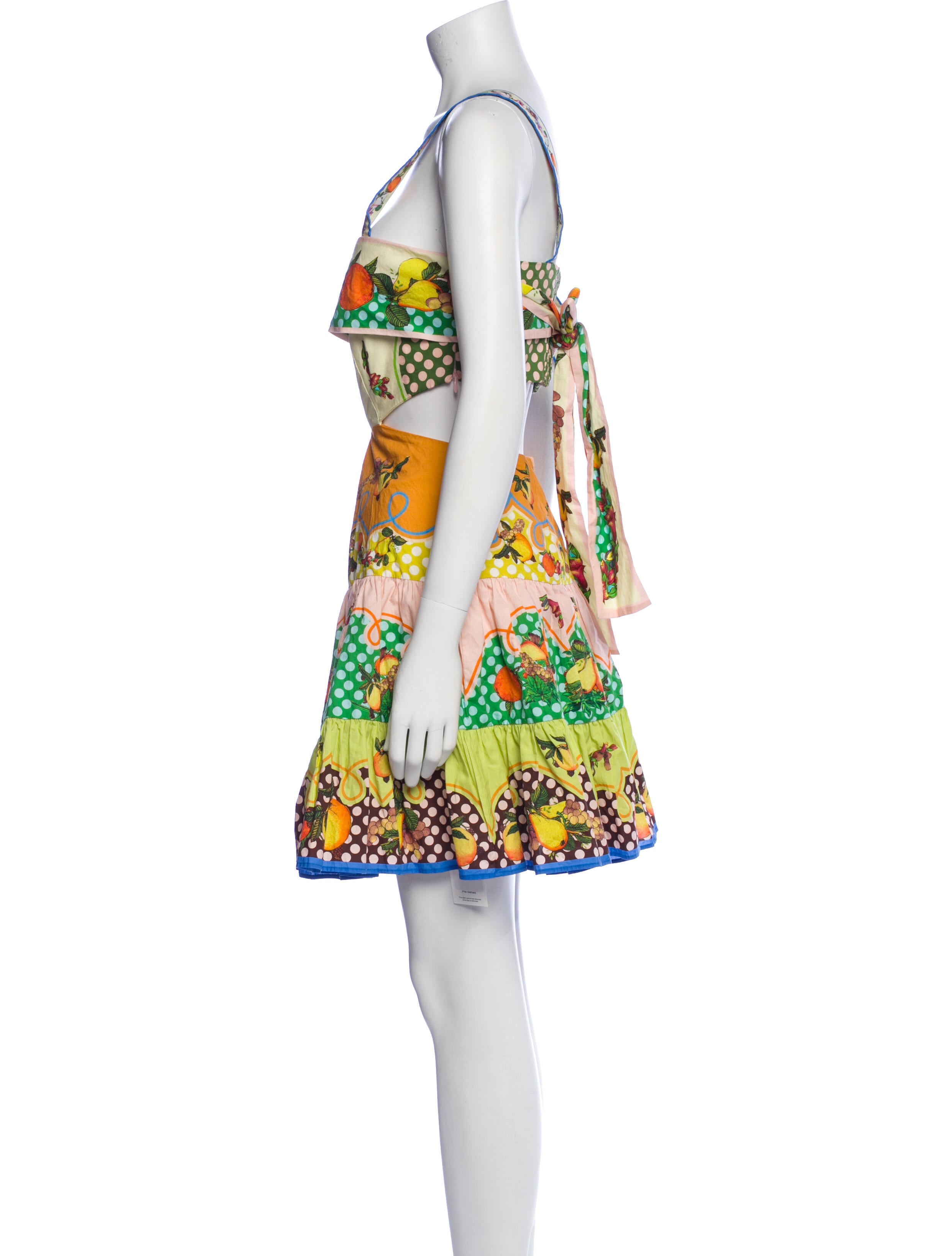 ALÉMAIS Floral Print Knee-Length Dress