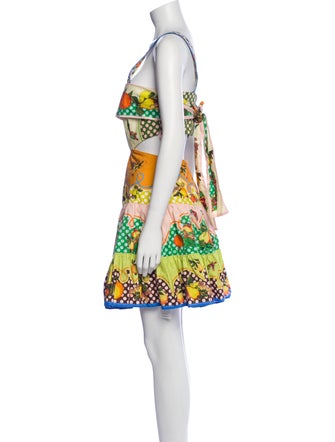ALÉMAIS Floral Print Knee-Length Dress